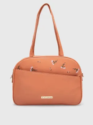 Caprese Adah Large Tan Satchel Bag