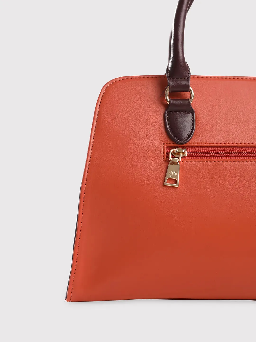 Caprese Foxy Large Terra Satchel Bag