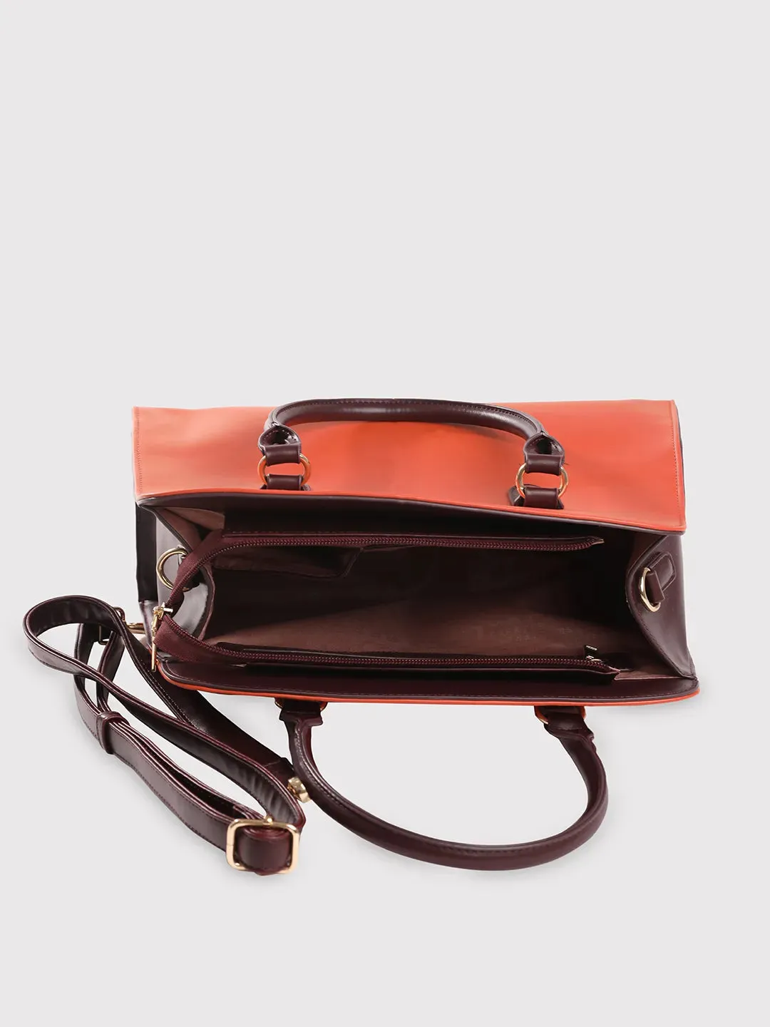 Caprese Foxy Large Terra Satchel Bag