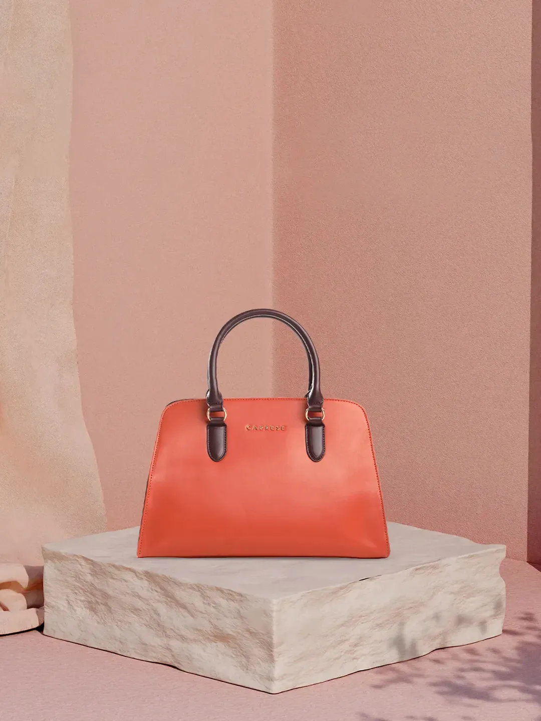 Caprese Foxy Large Terra Satchel Bag