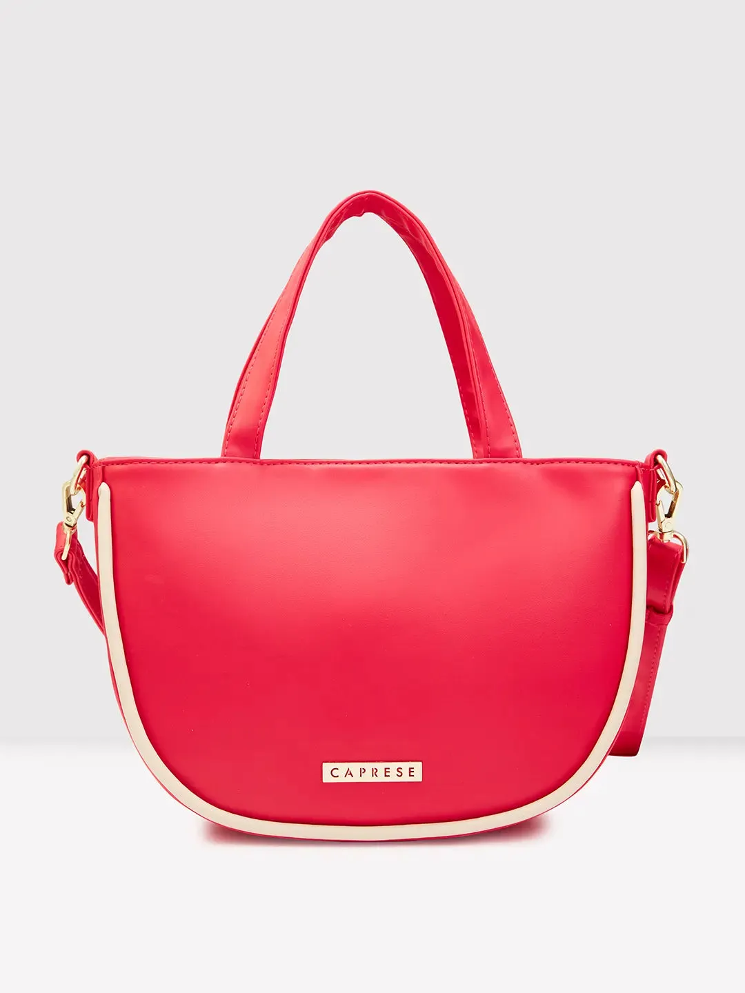 Caprese Gracie Medium Magenta Satchel Bag
