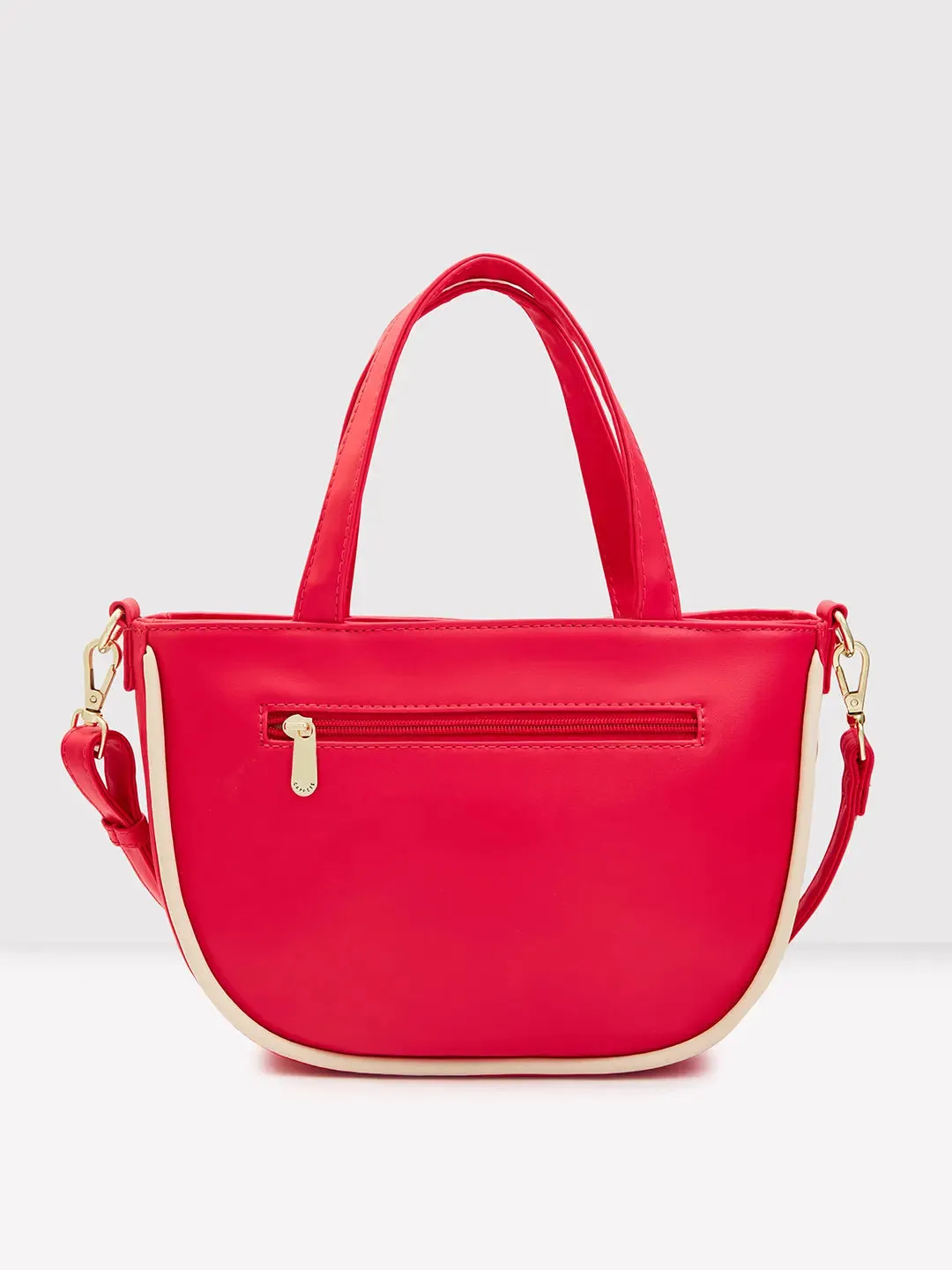 Caprese Gracie Medium Magenta Satchel Bag