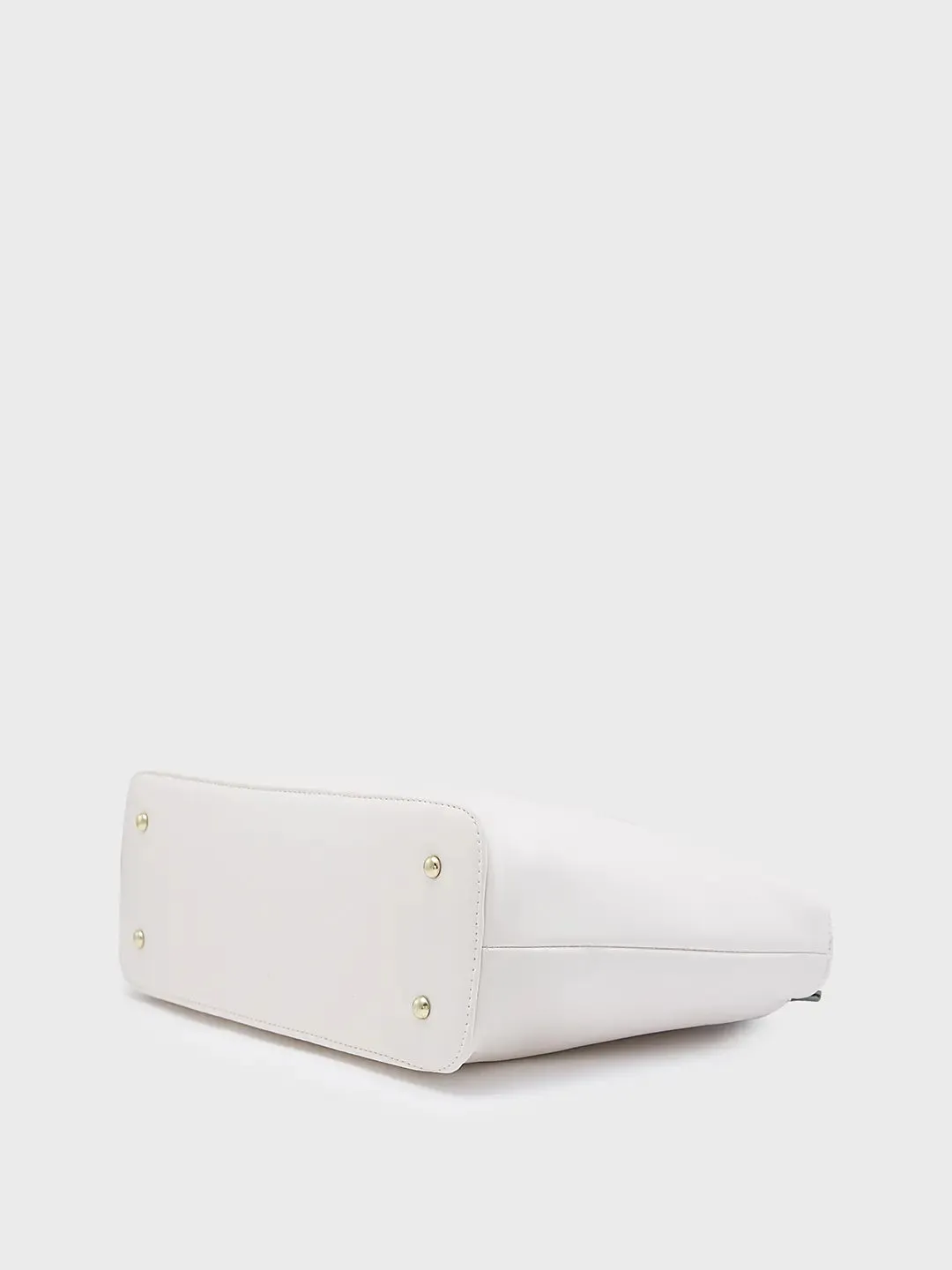 Caprese Lizzy Medium Cream Satchel Bag