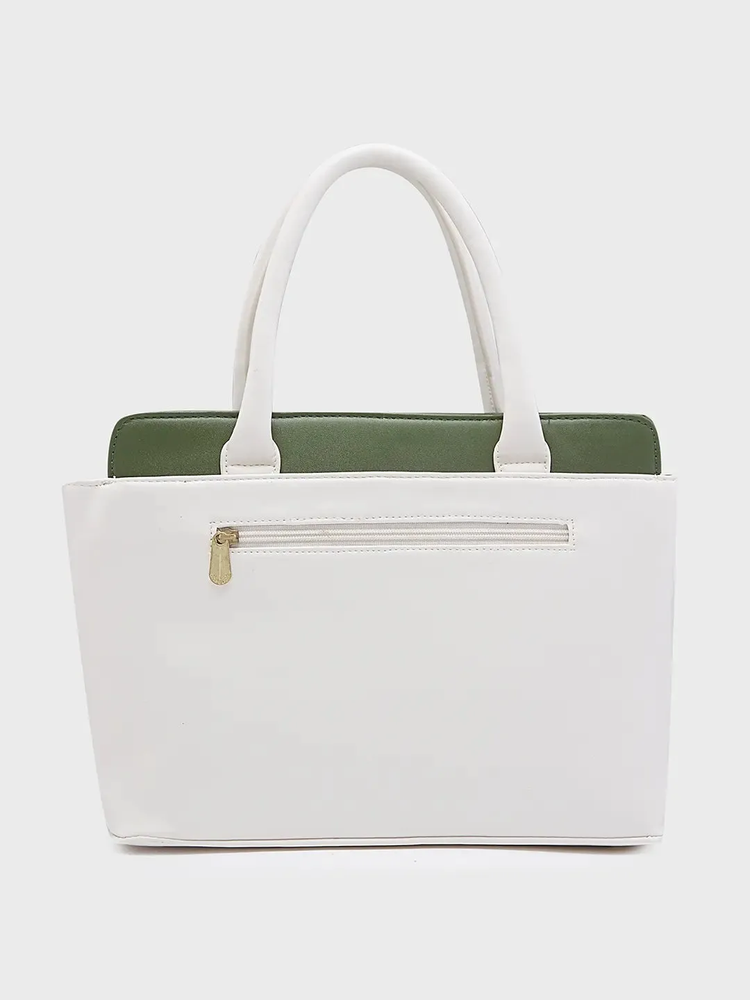 Caprese Lizzy Medium Cream Satchel Bag