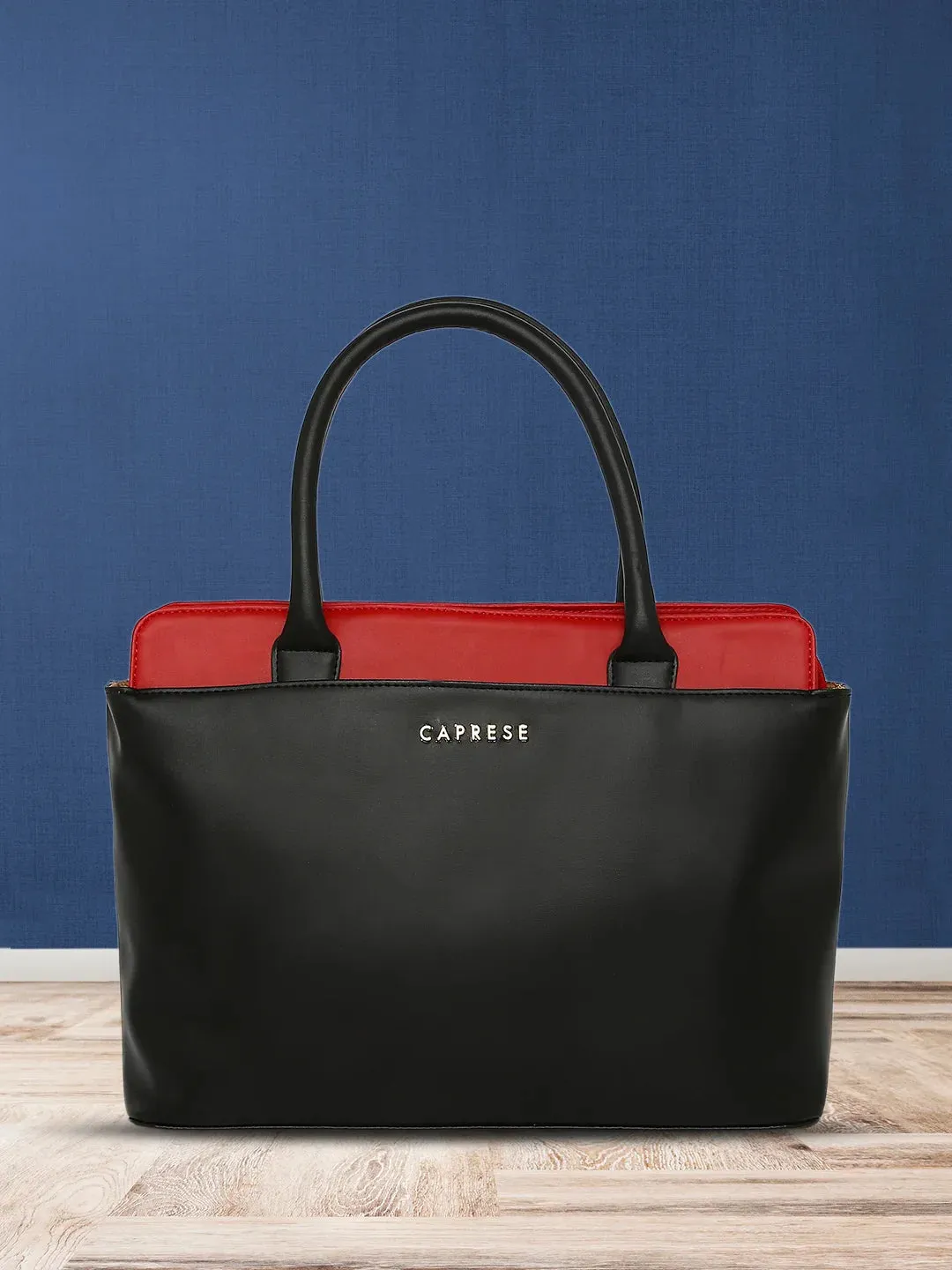 Caprese Lizzy Medium Red Satchel Bag