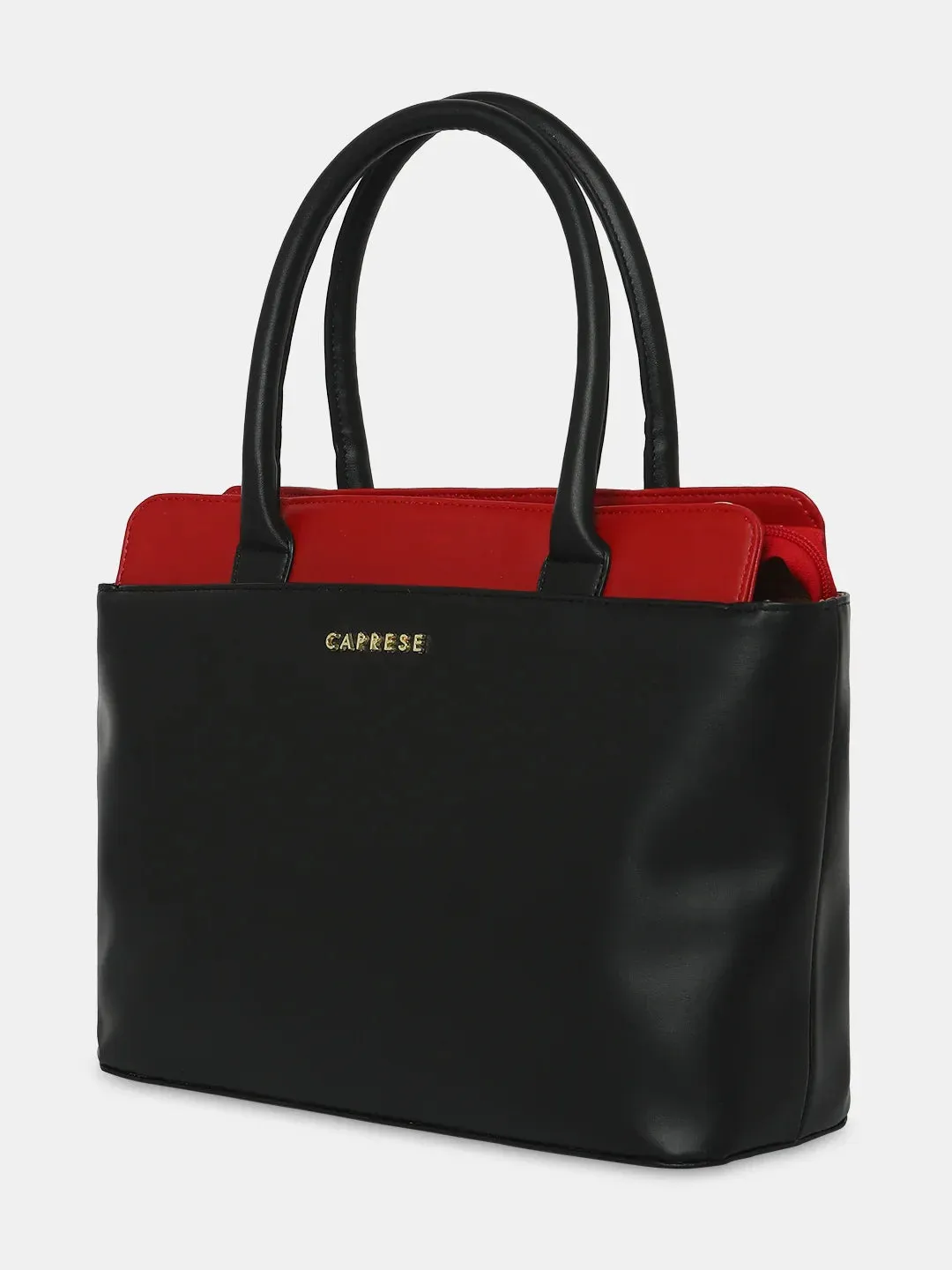 Caprese Lizzy Medium Red Satchel Bag