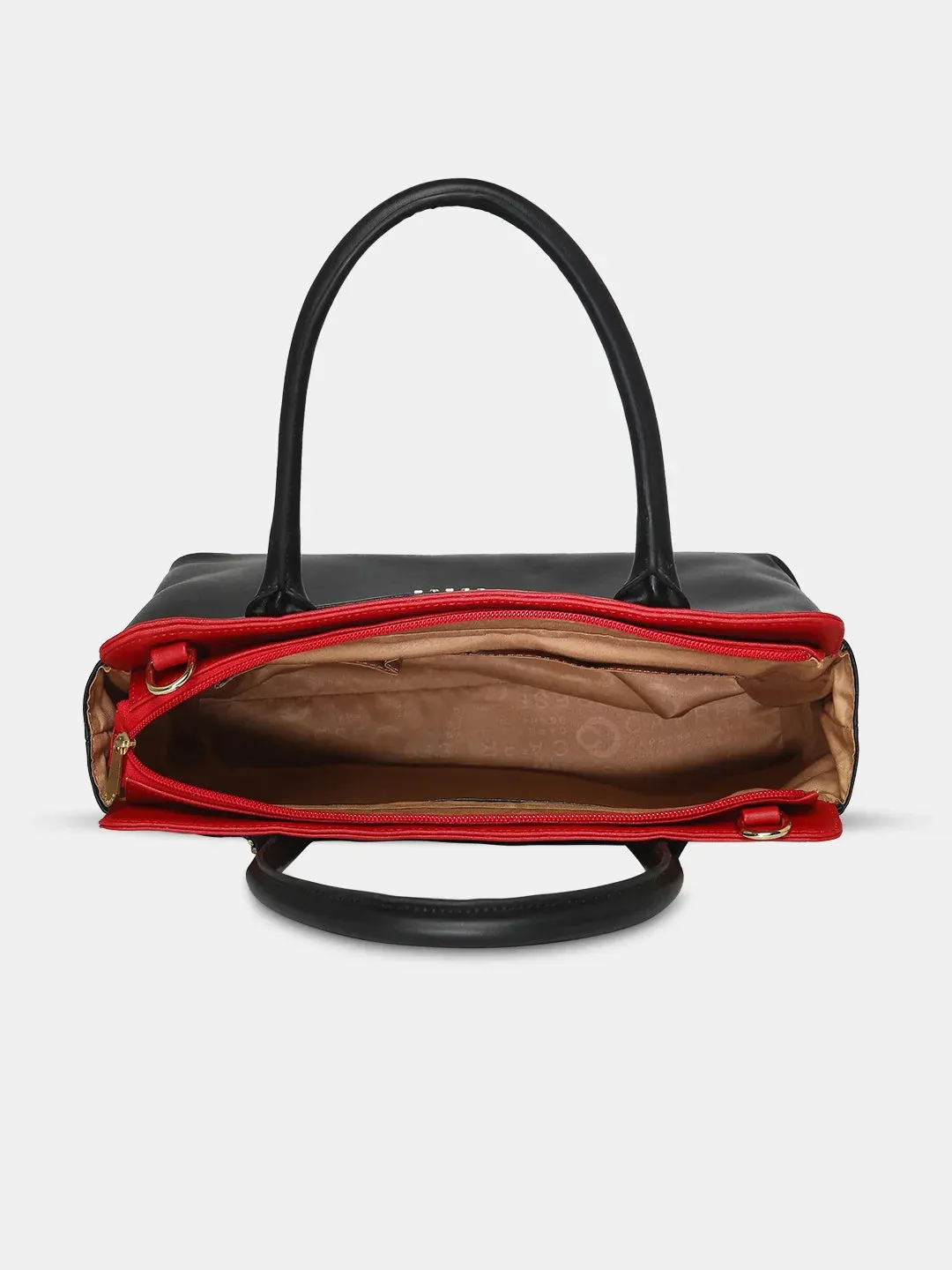 Caprese Lizzy Medium Red Satchel Bag