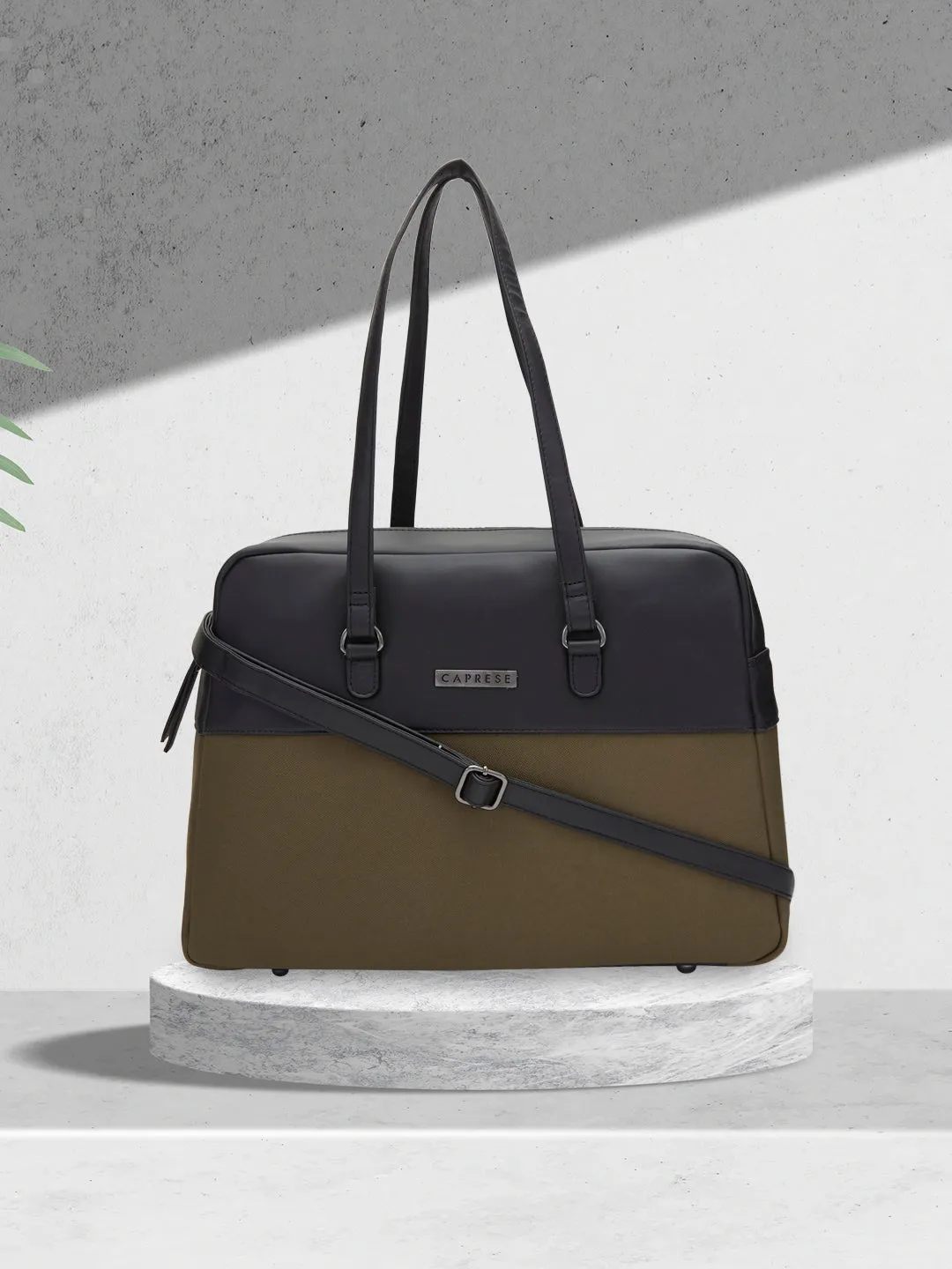 Caprese Rogue Large Olive Satchel Bag
