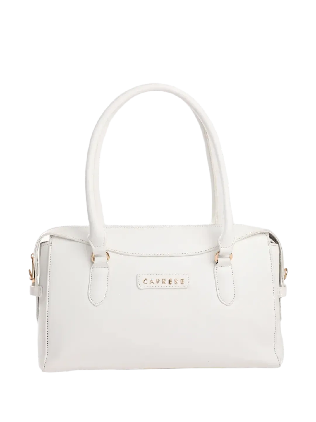 Caprese Vienna Small White Satchel Bag