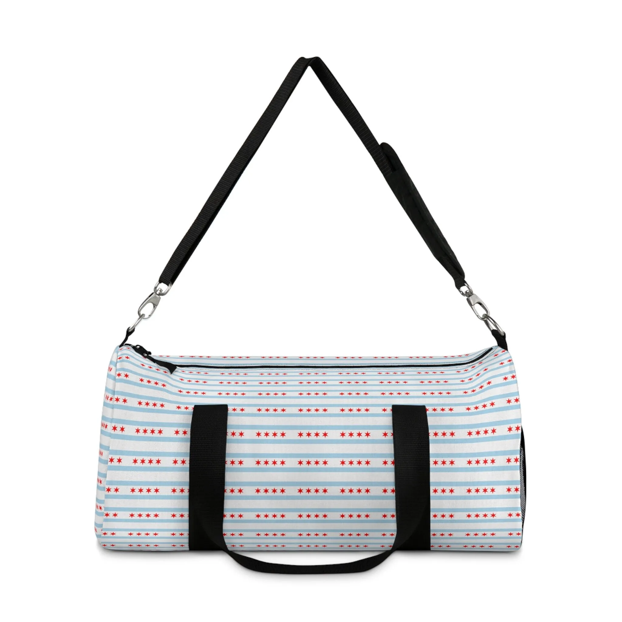 Chicago Illinois Windy City Flag Duffel Bag