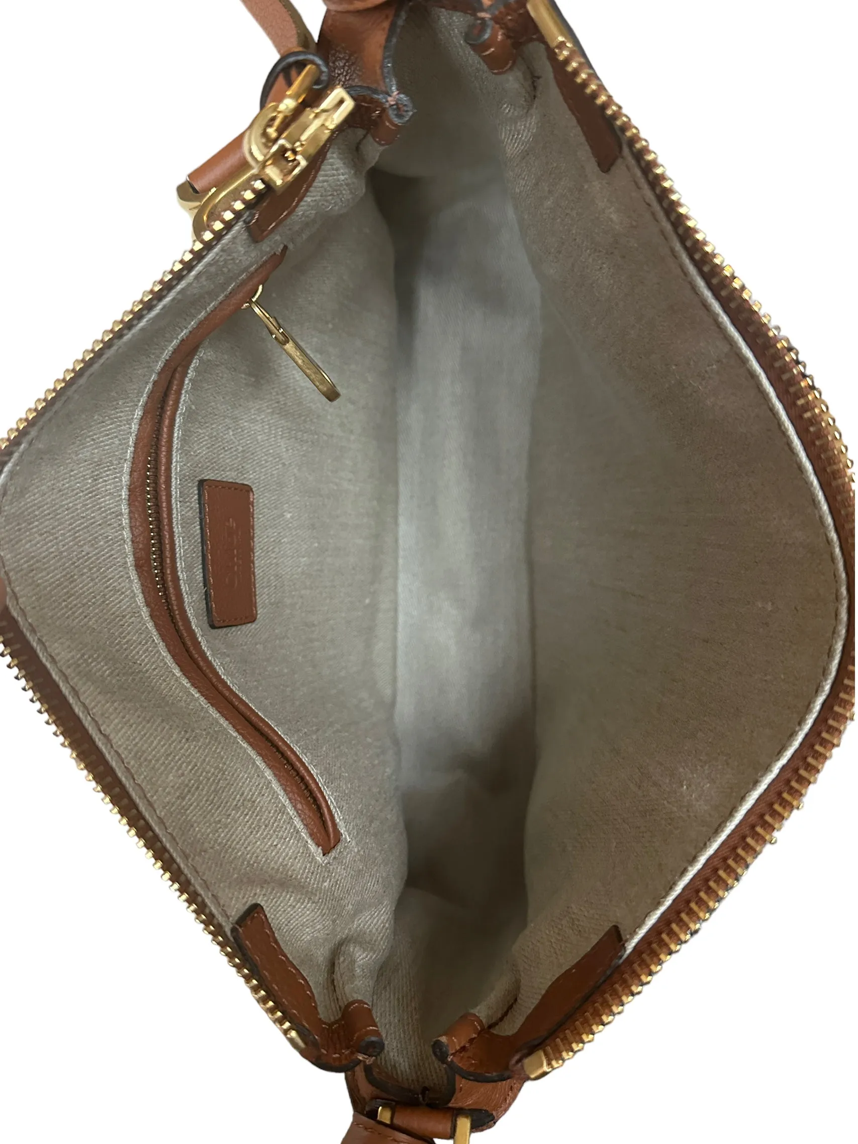 Chloe Tan Leather Medium Marcie Satchel Bag