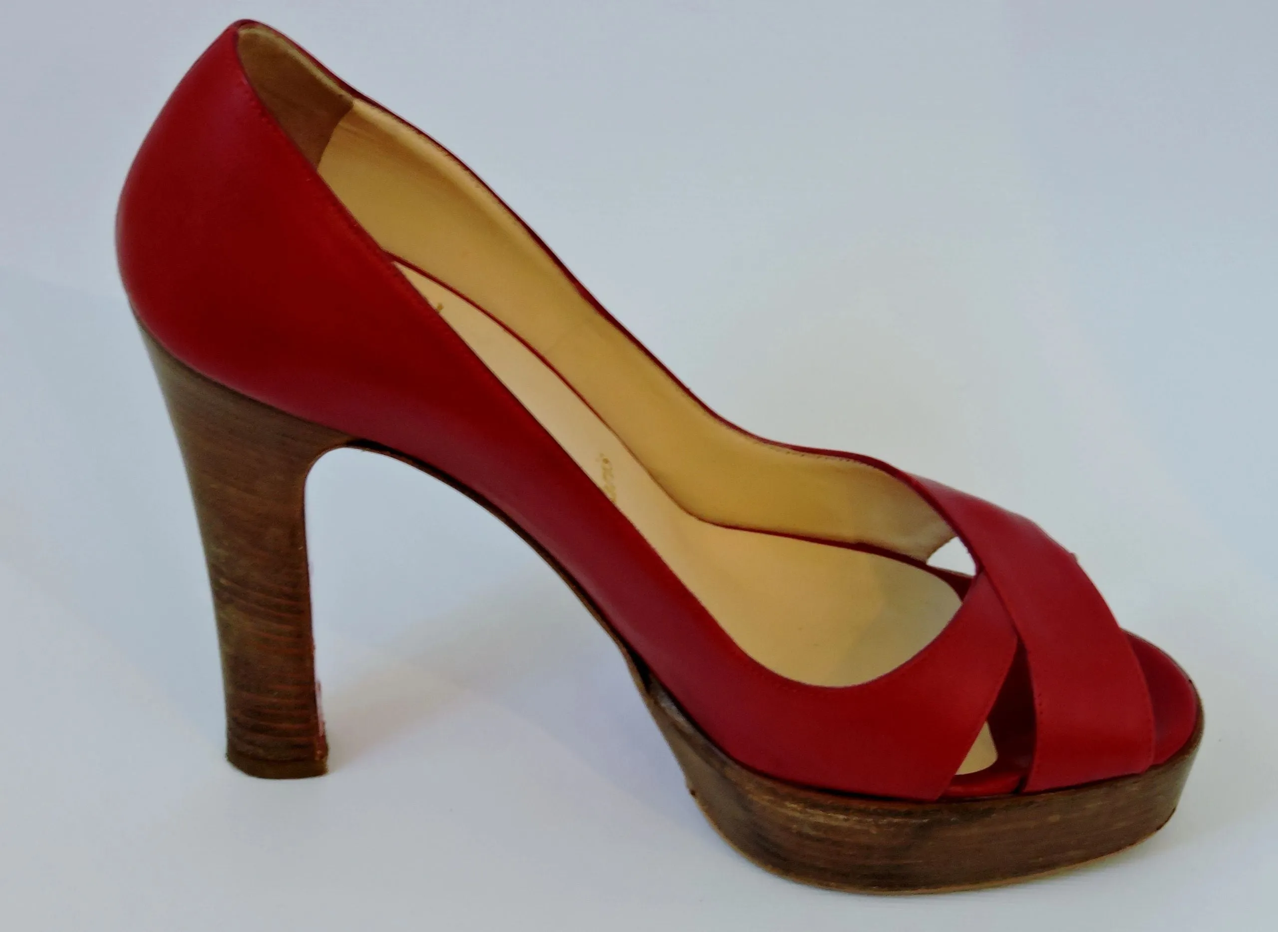 Christian Louboutin Miss Marple Pump Red Size 40 It (10 Us)