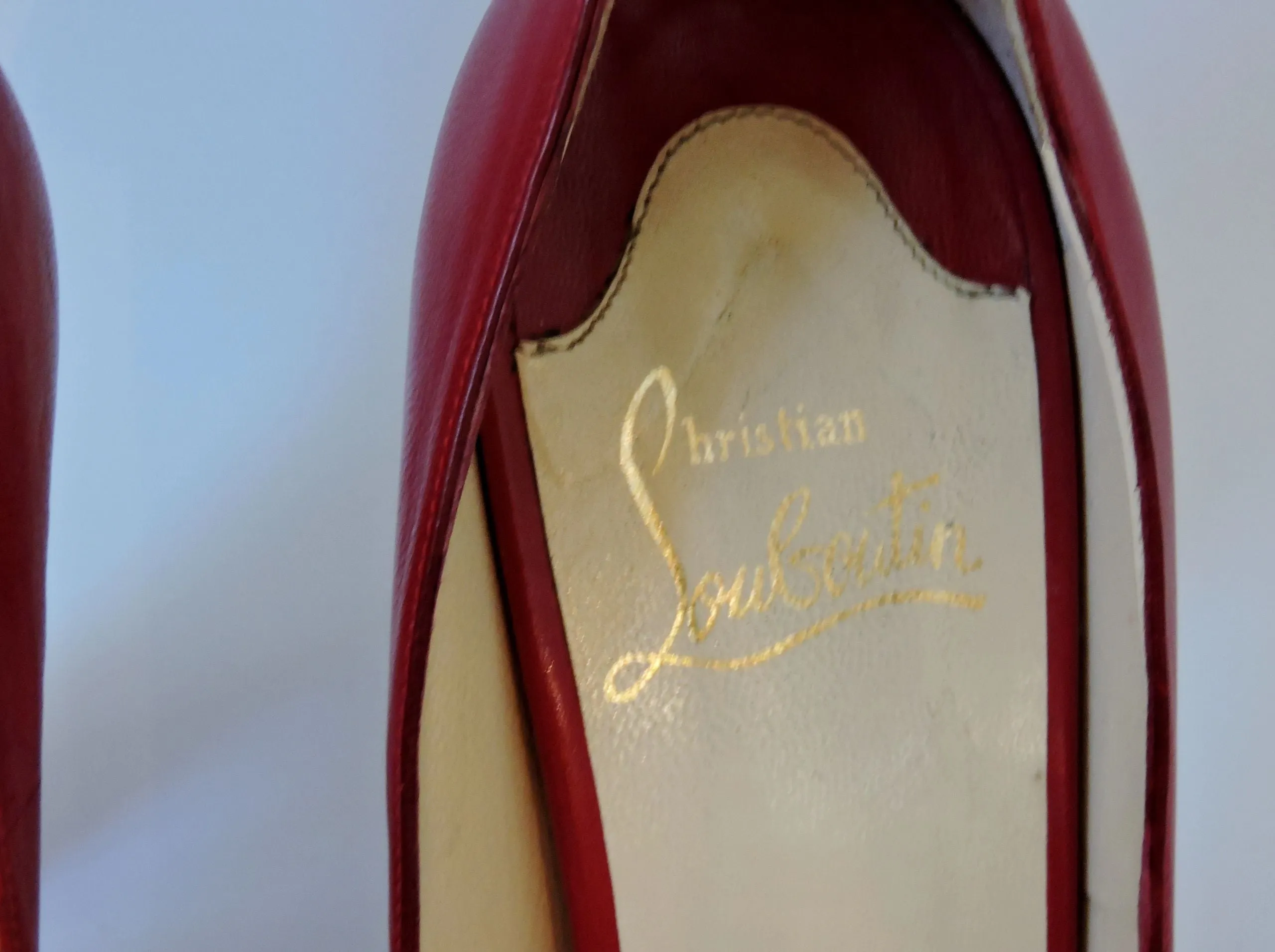 Christian Louboutin Miss Marple Pump Red Size 40 It (10 Us)