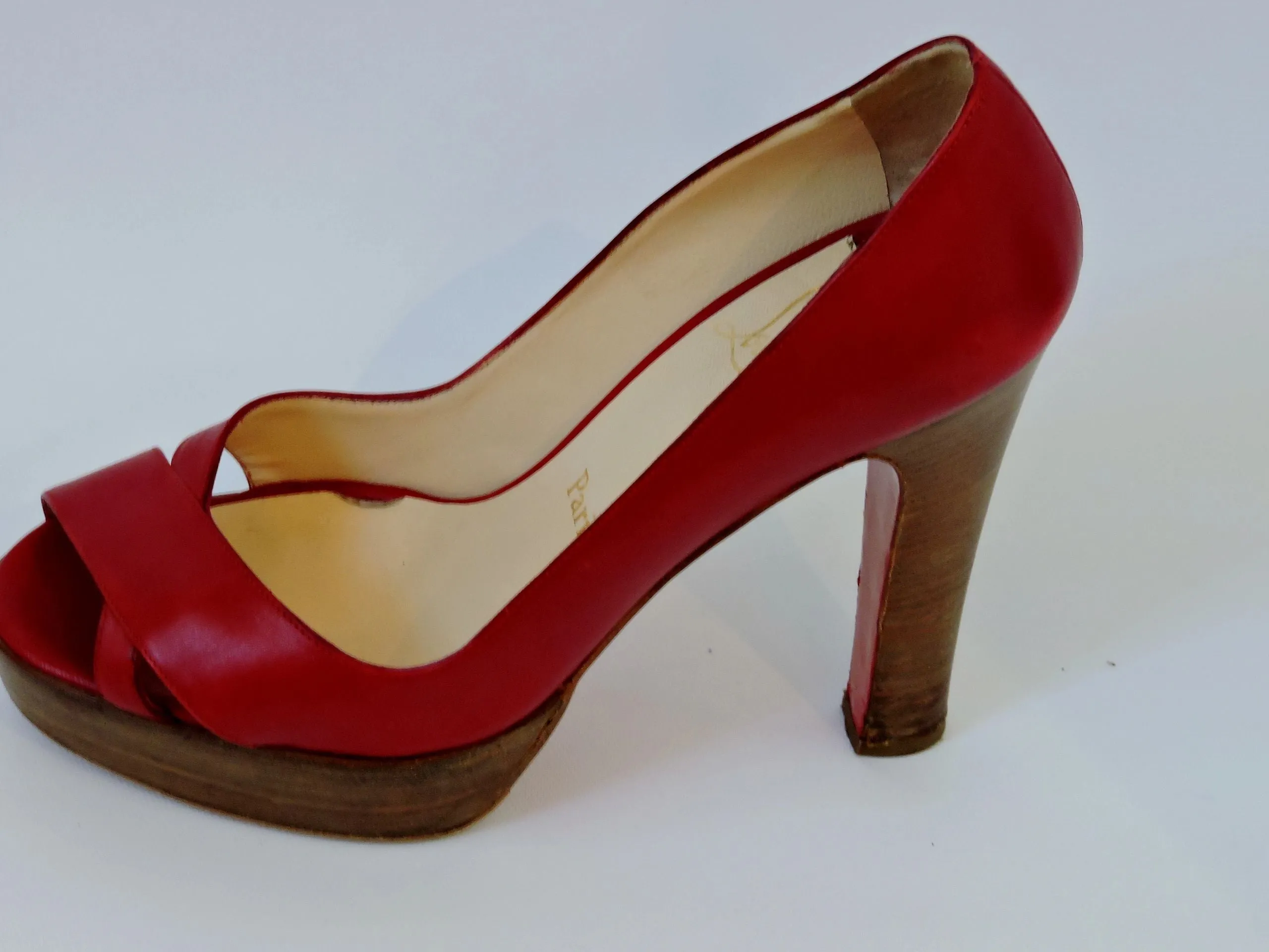 Christian Louboutin Miss Marple Pump Red Size 40 It (10 Us)