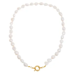 Chunky Pearl Toggle Necklace