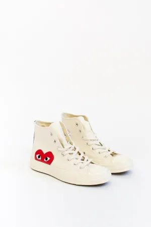 Comme des Garçons PLAY Converse High-Top Chuck Taylors