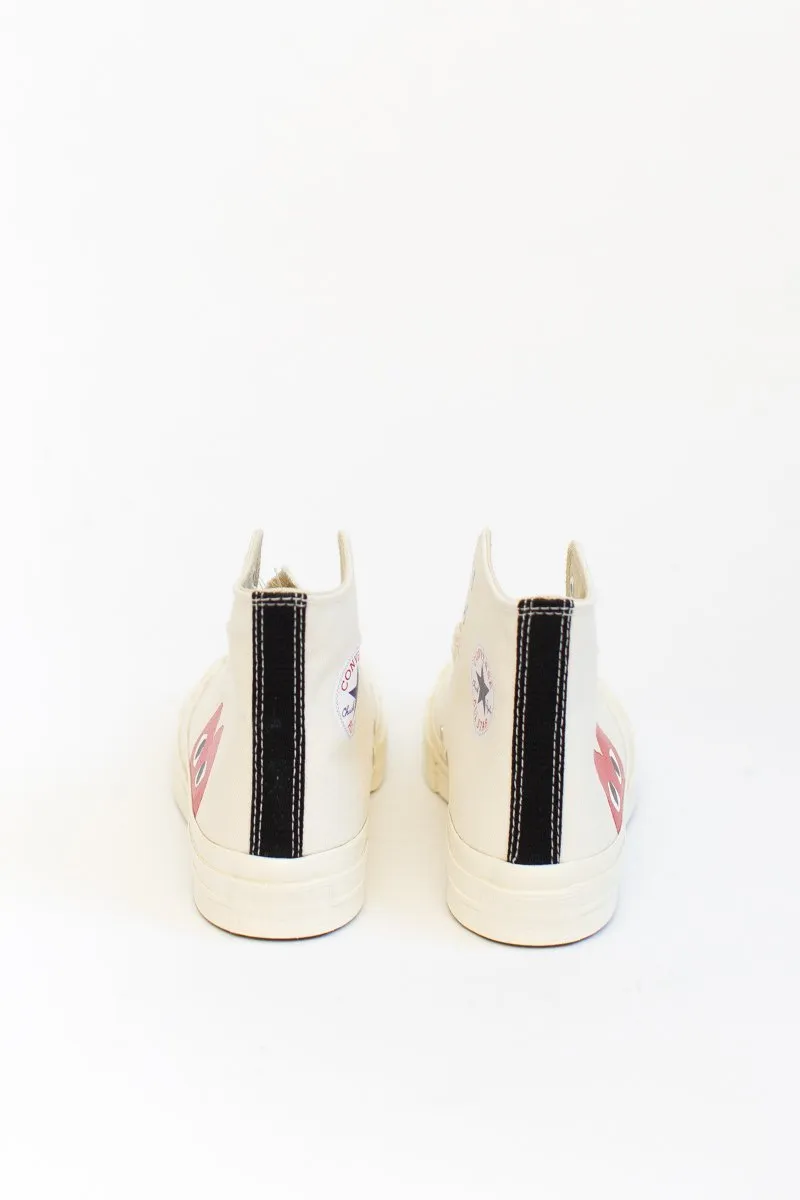 Comme des Garçons PLAY Converse High-Top Chuck Taylors