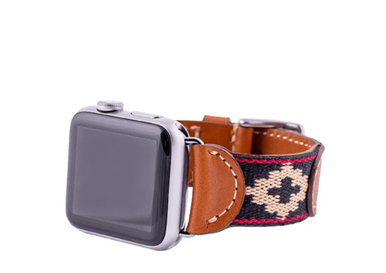 Corbina Black Apple Watch Band