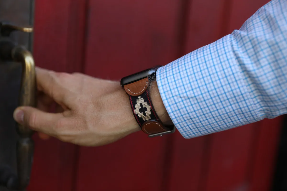 Corbina Black Apple Watch Band