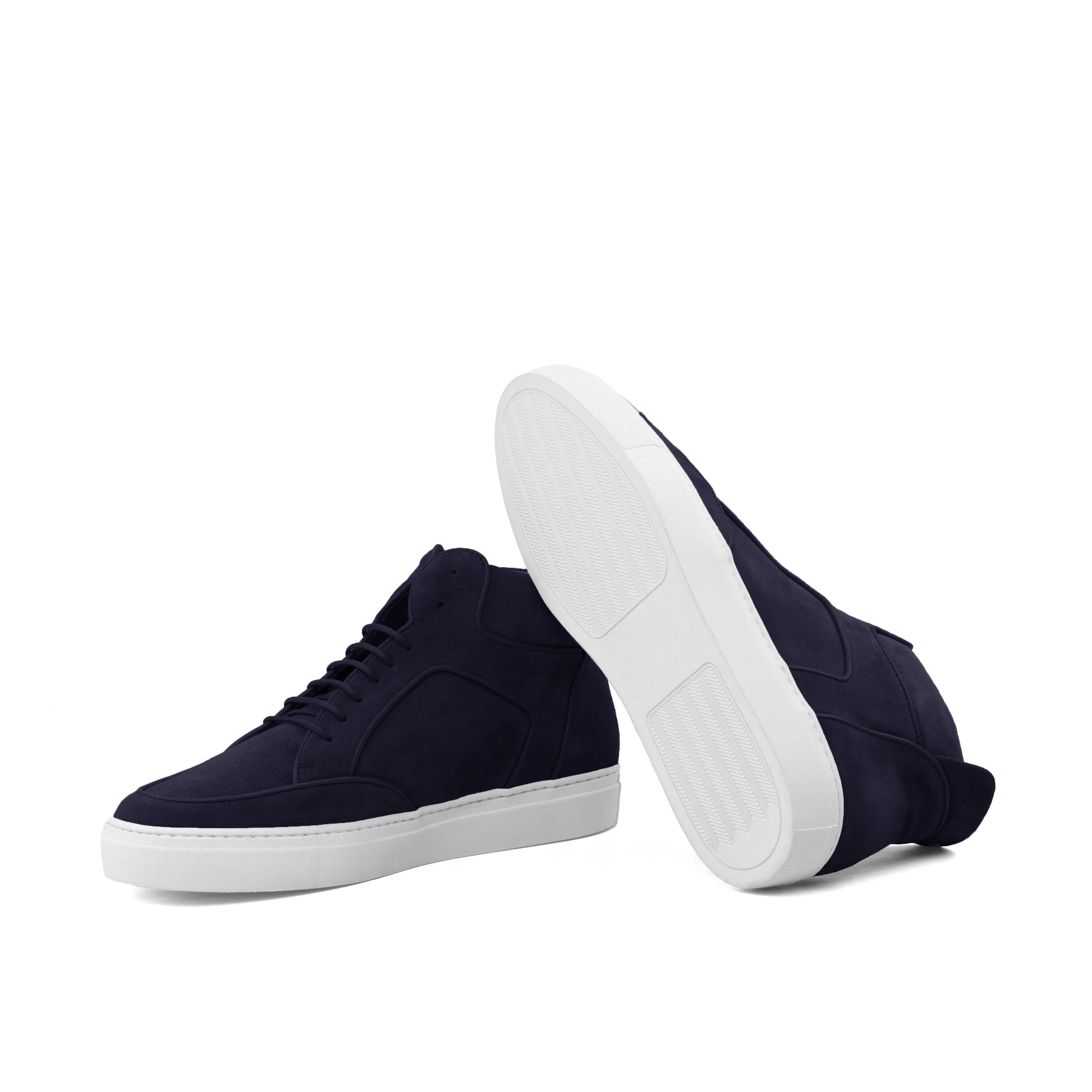 Courtside High Top • Navy Suede
