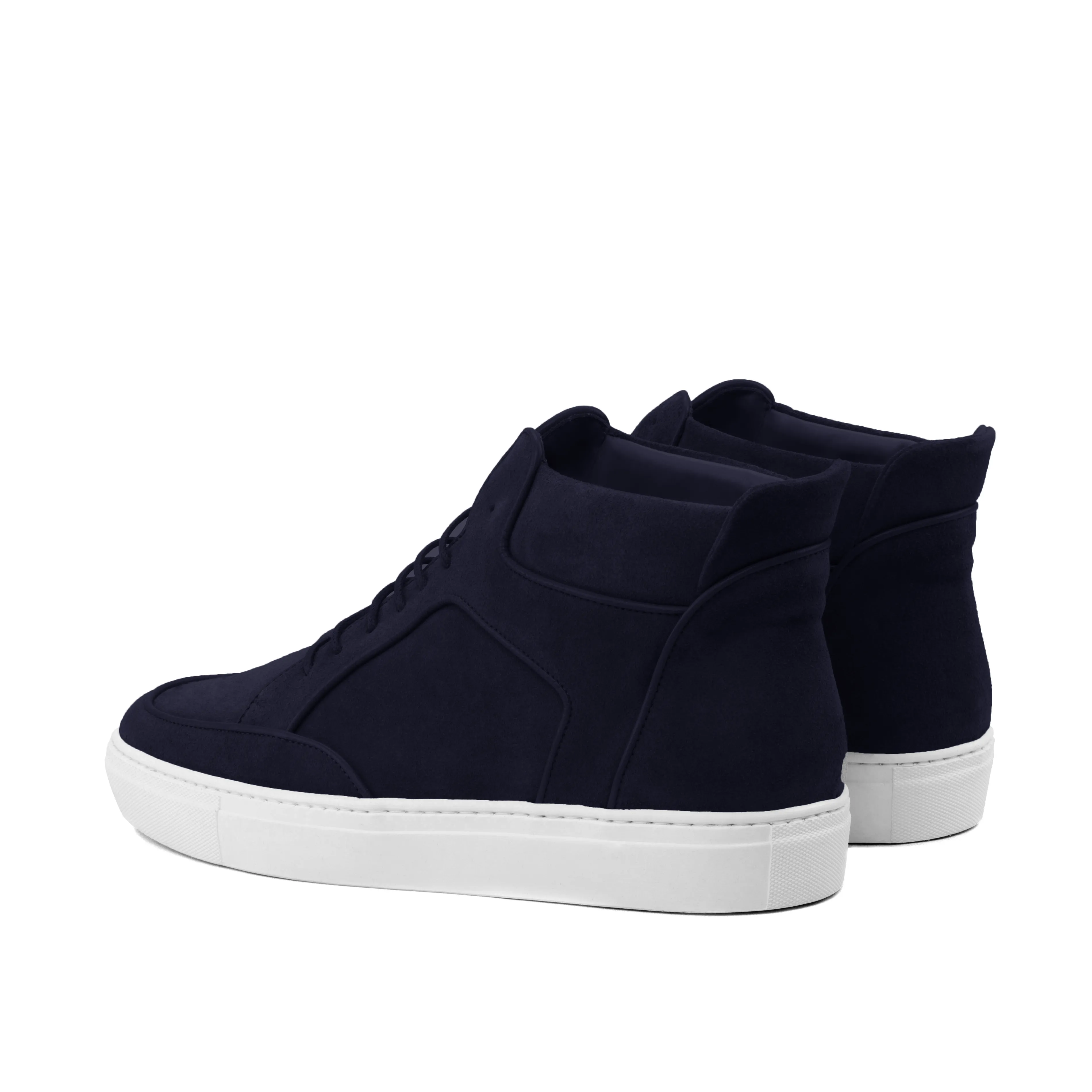 Courtside High Top • Navy Suede