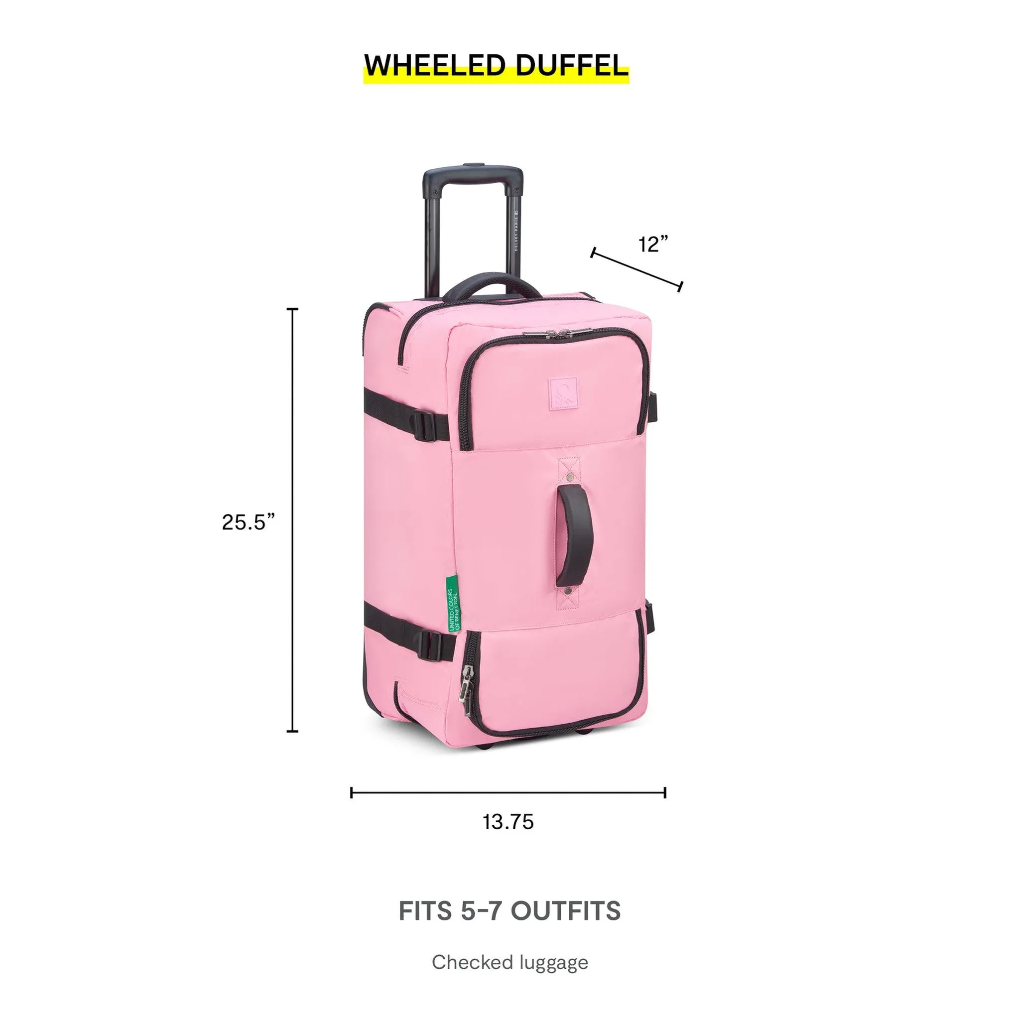 Delsey NOW! 24" 2-Wheel Rolling Duffel
