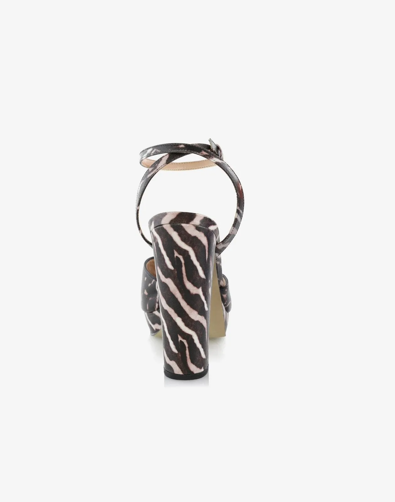 Diana Zebra Platform Heel