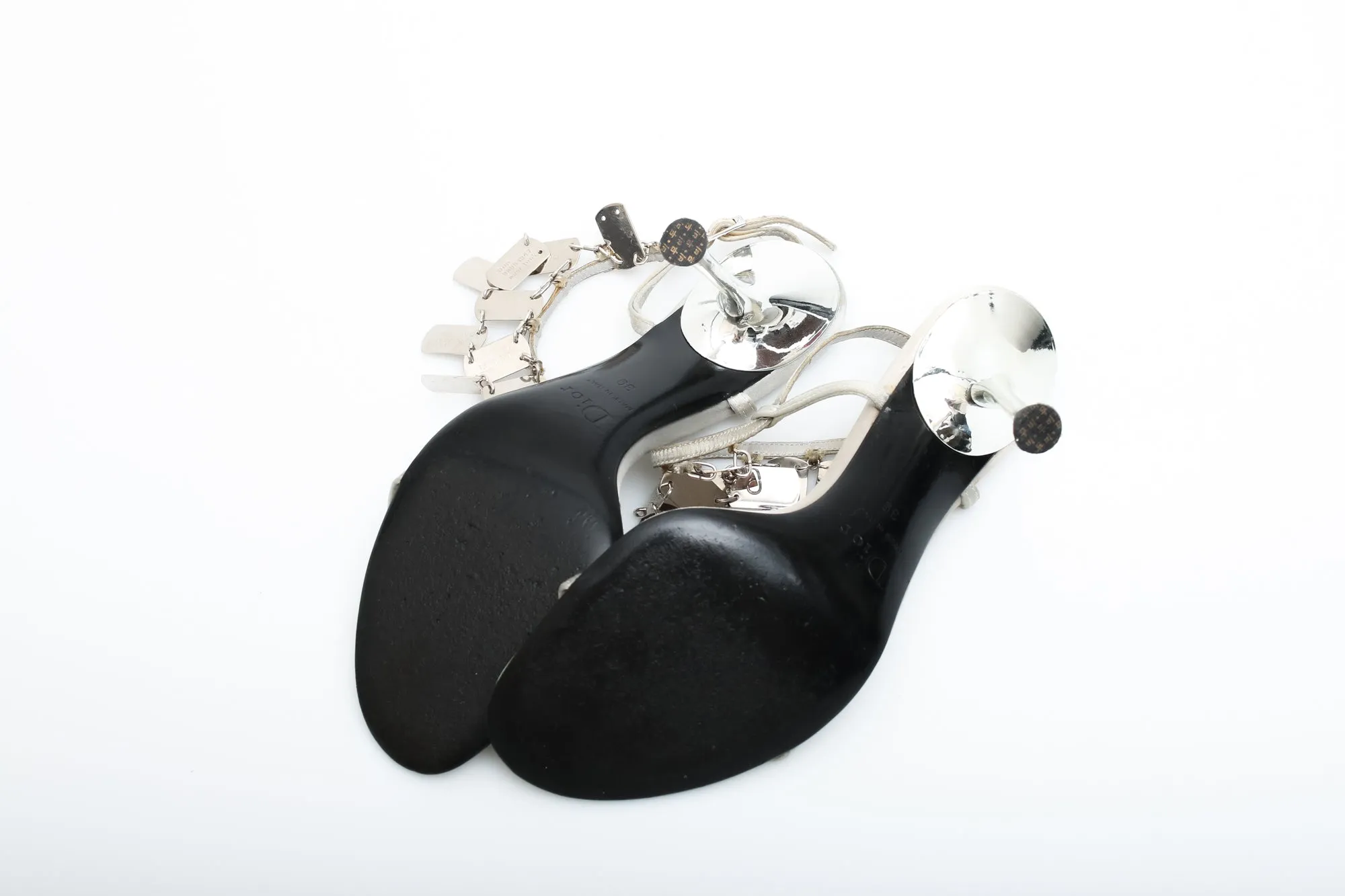 Dior Dog Tag Heels