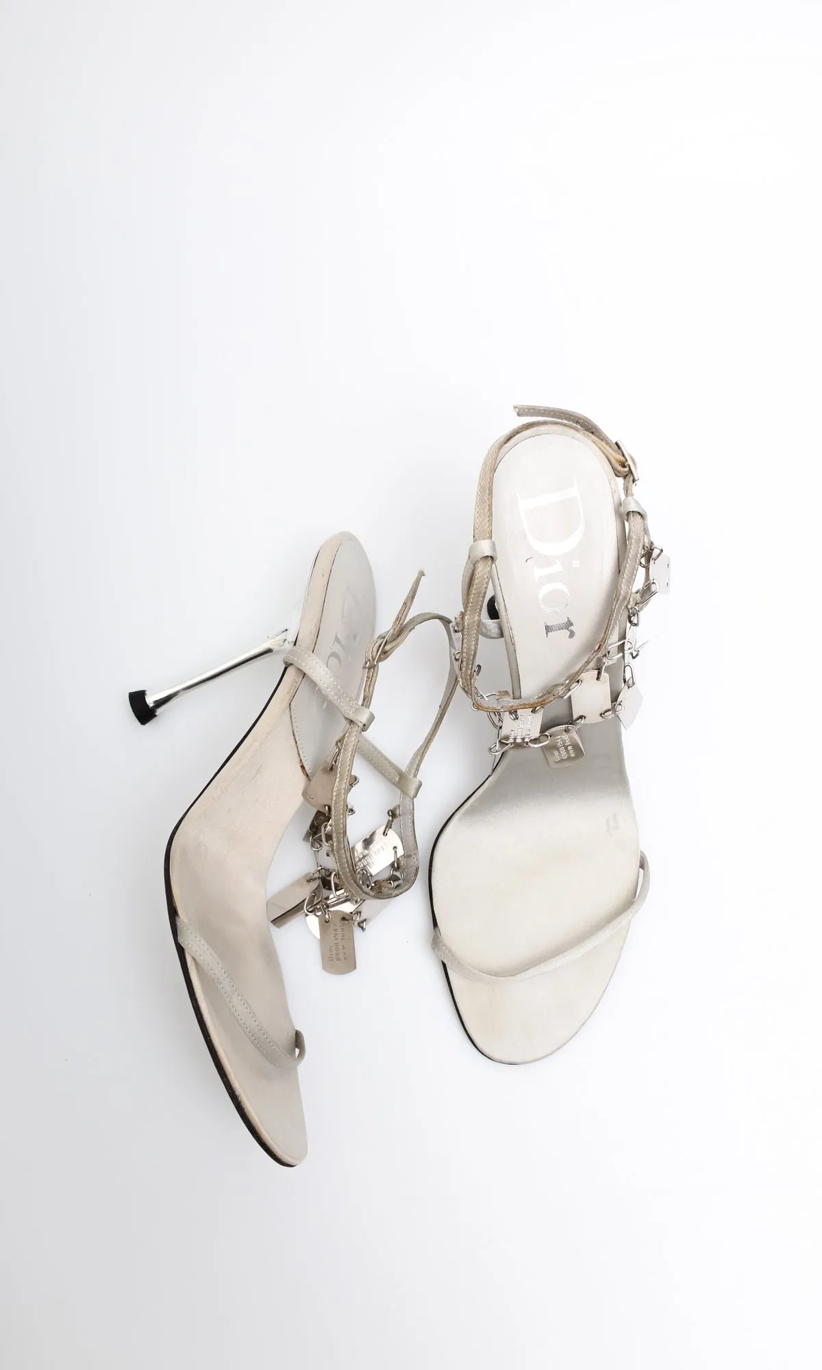 Dior Dog Tag Heels