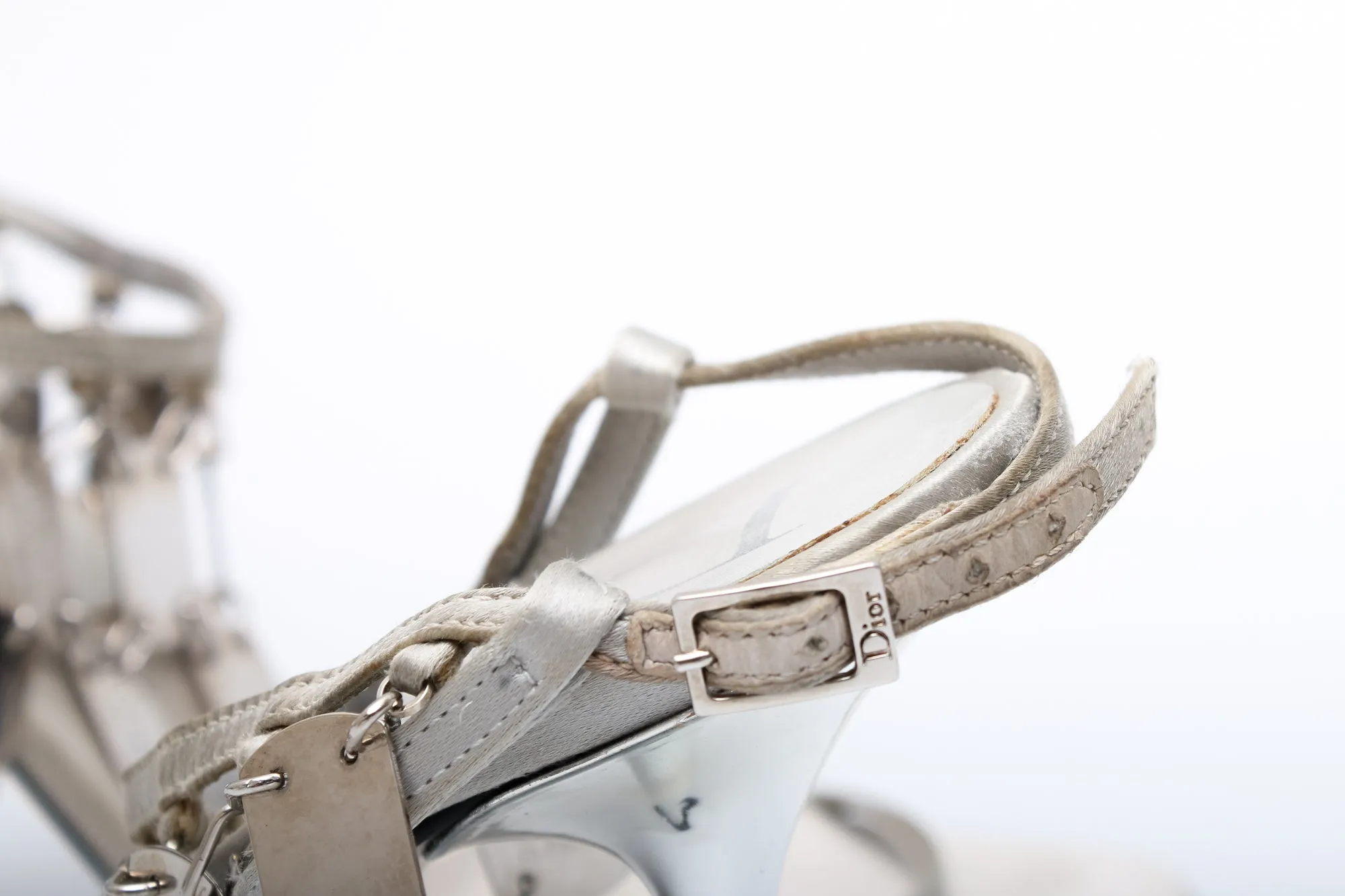 Dior Dog Tag Heels