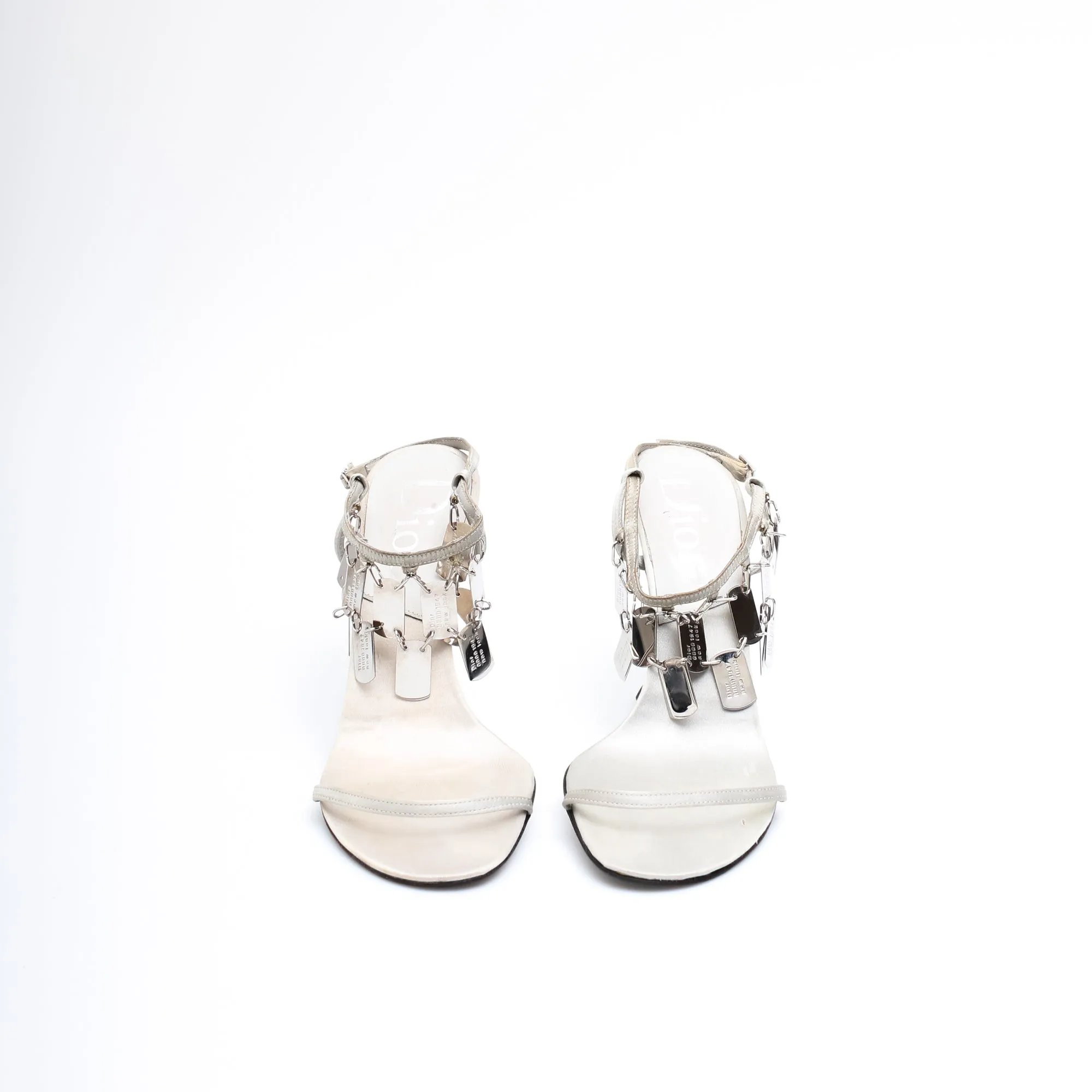 Dior Dog Tag Heels