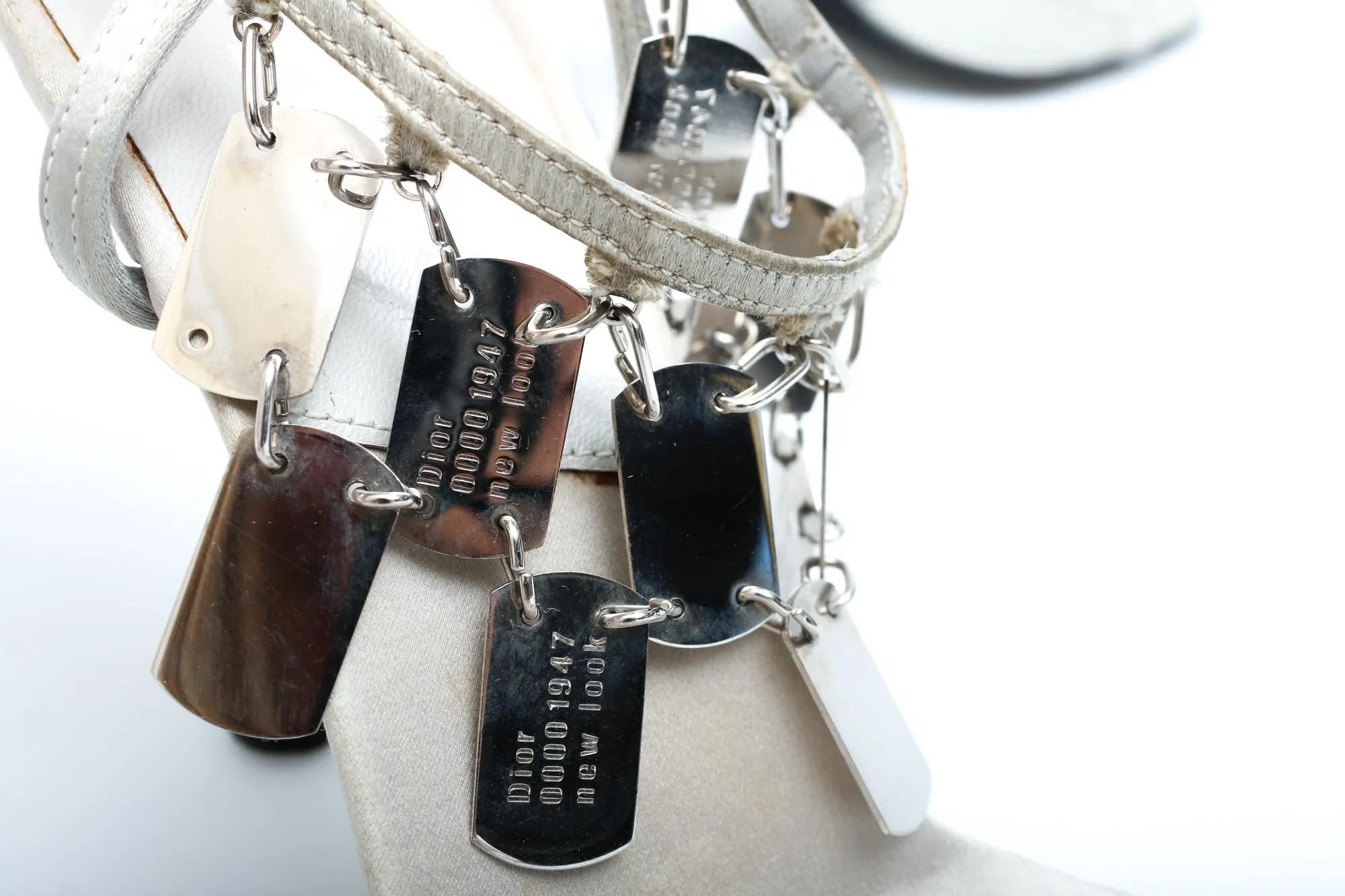 Dior Dog Tag Heels
