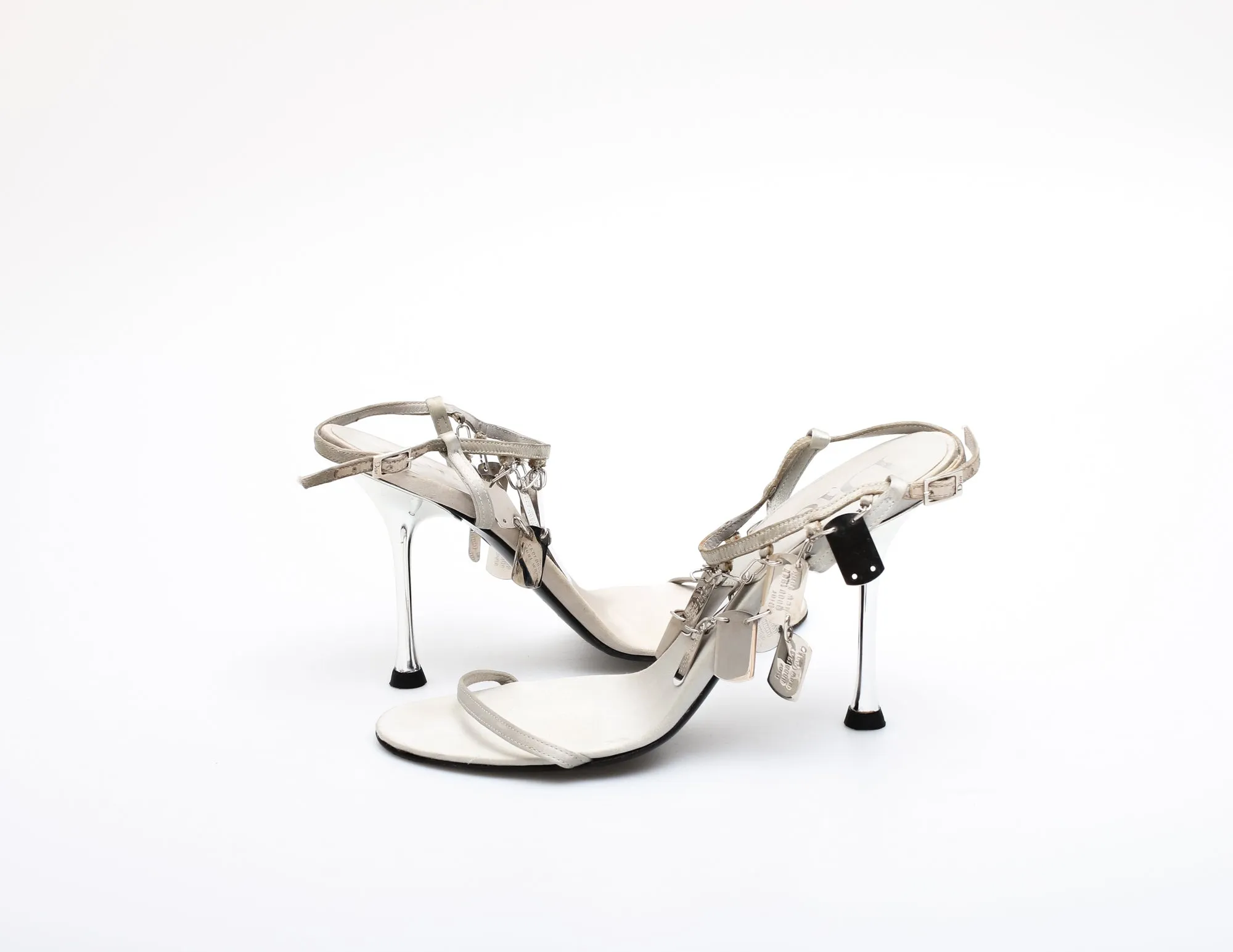 Dior Dog Tag Heels
