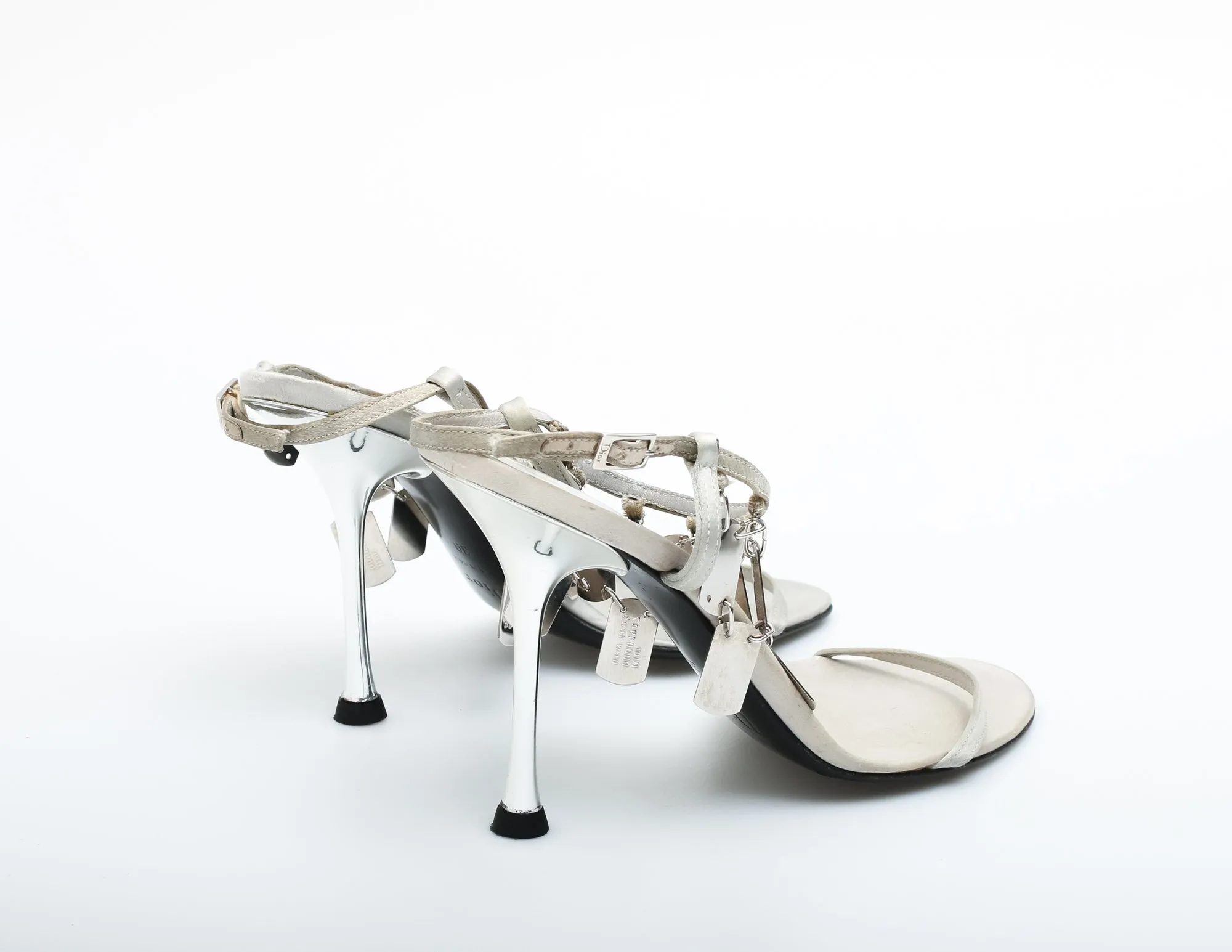 Dior Dog Tag Heels