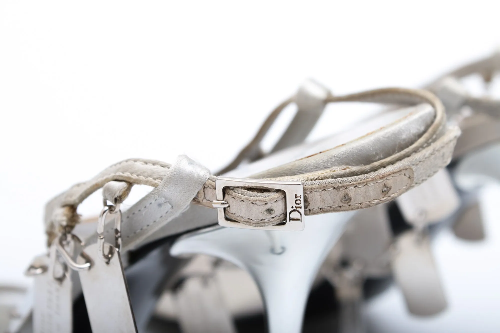 Dior Dog Tag Heels