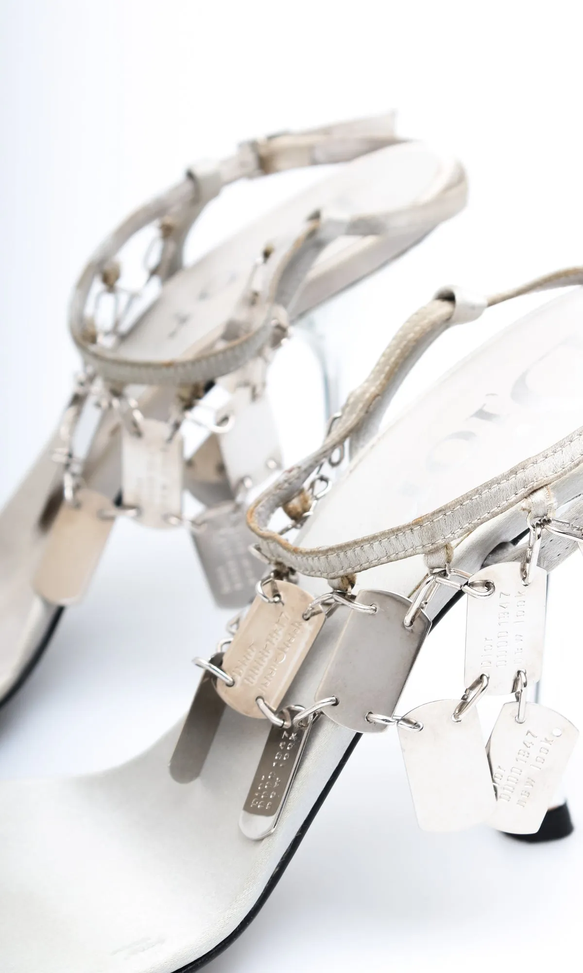 Dior Dog Tag Heels