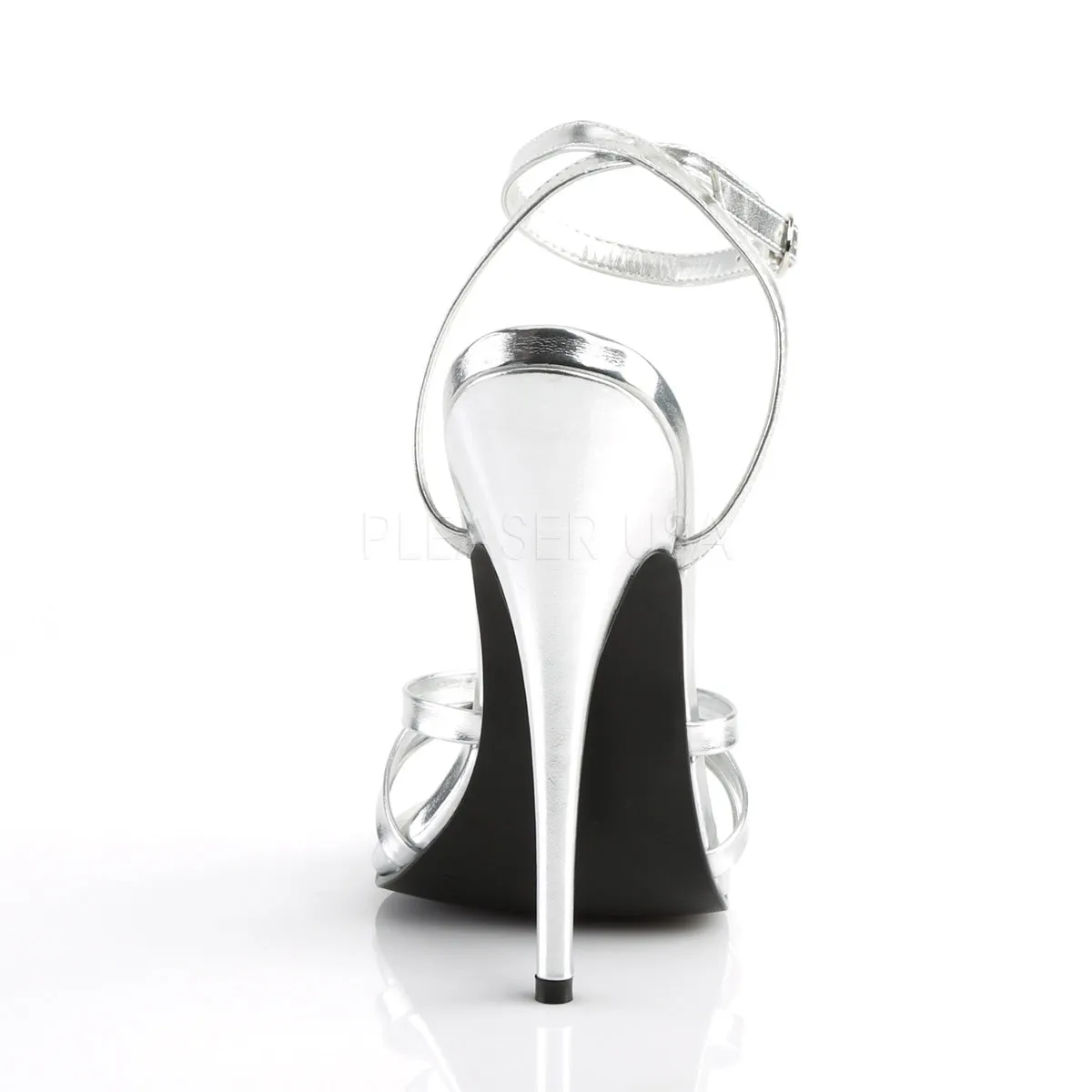 DOMINA-108  Silver Metallic Pu