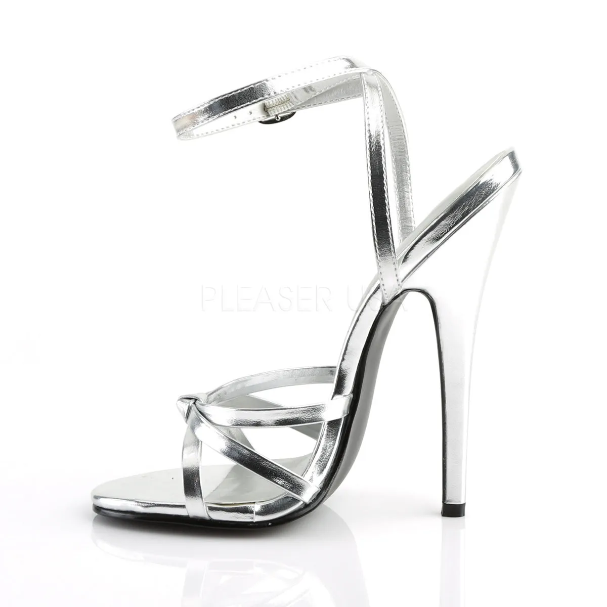 DOMINA-108  Silver Metallic Pu
