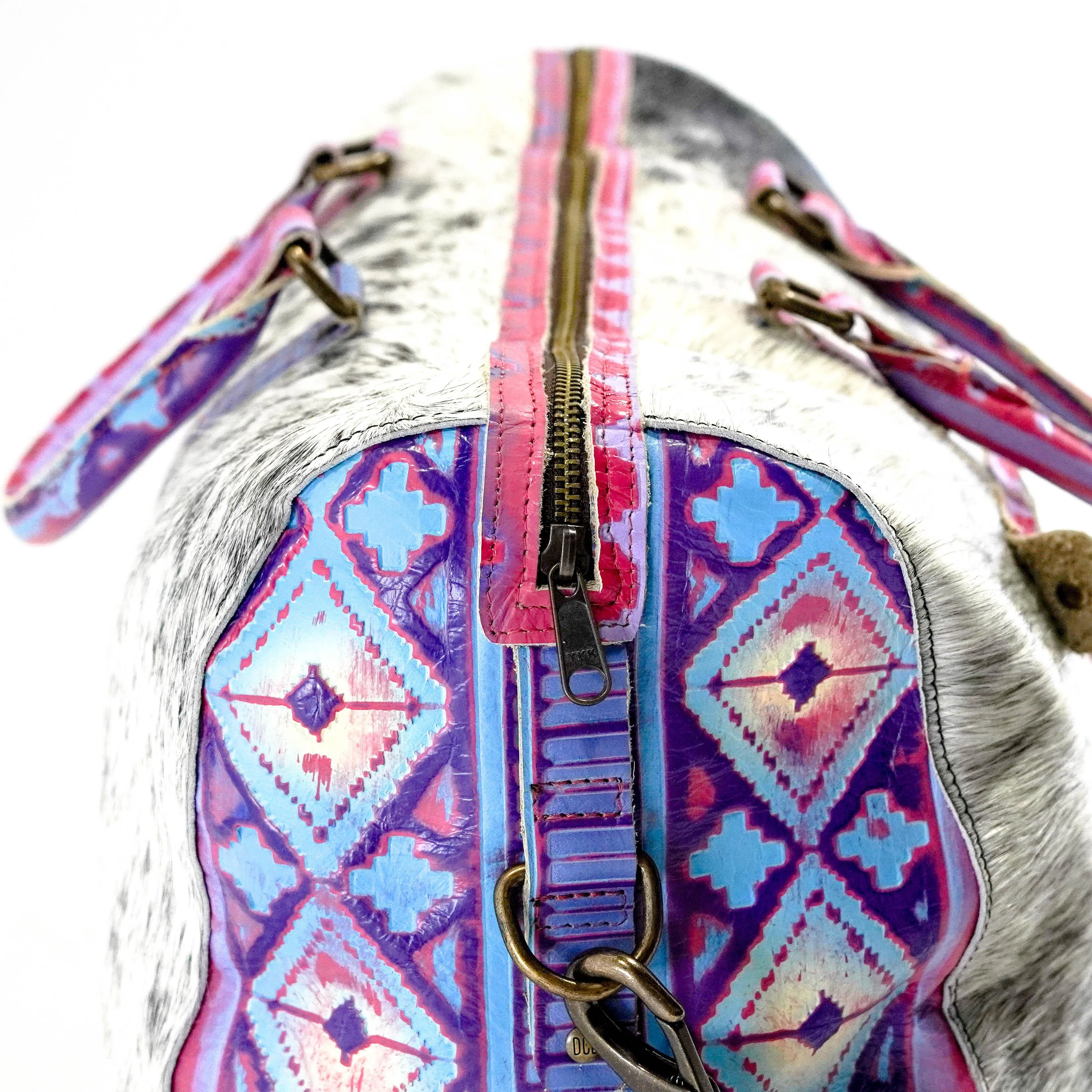 Duffel - Black & White w/ Unicorn Navajo