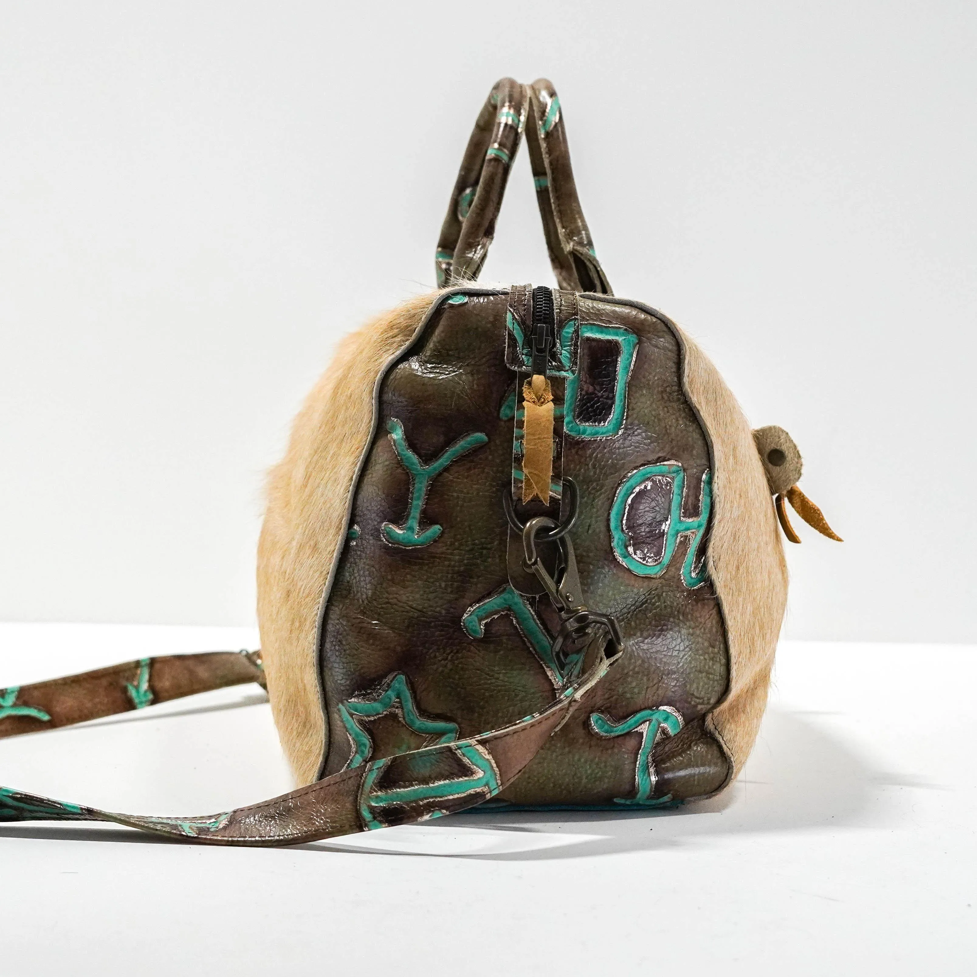 Duffel - Palomino w/ Turquoise Brands