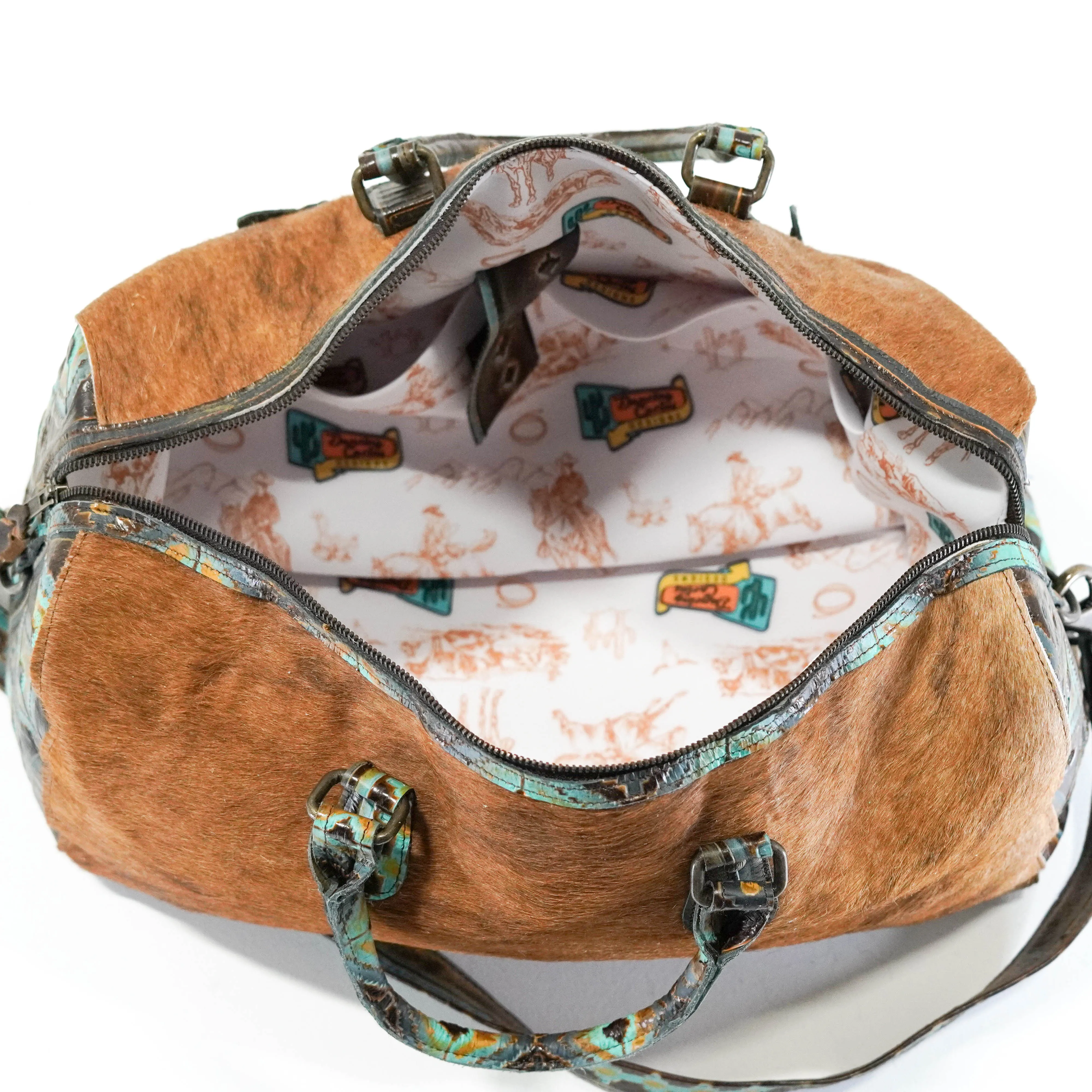 Duffel - Red Brindle w/ Midnight Navajo
