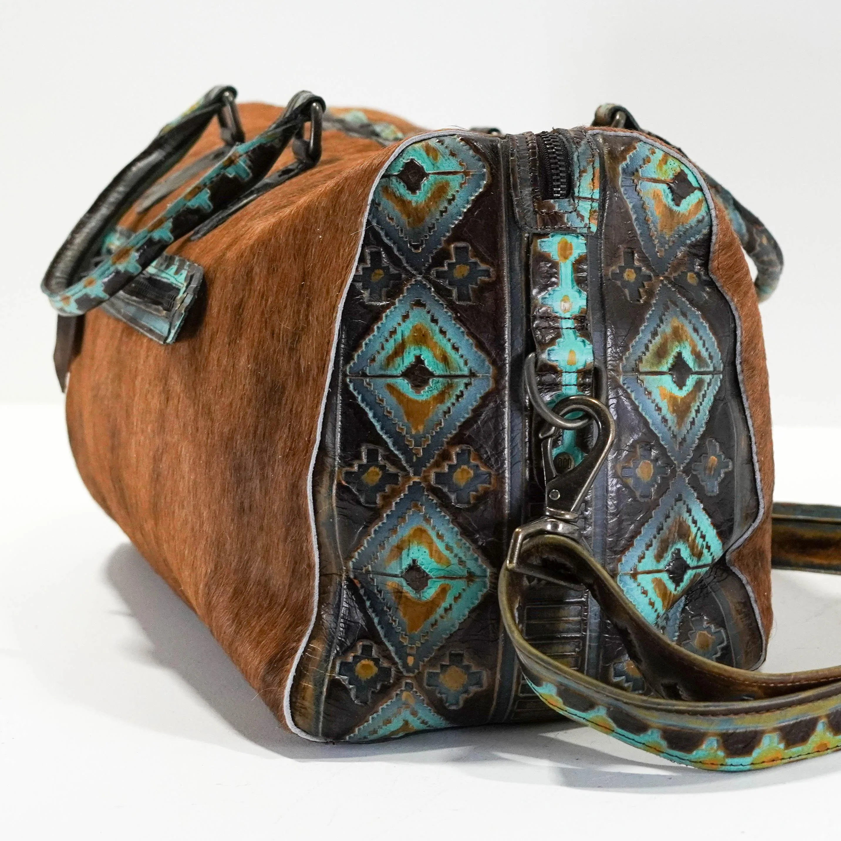 Duffel - Red Brindle w/ Midnight Navajo