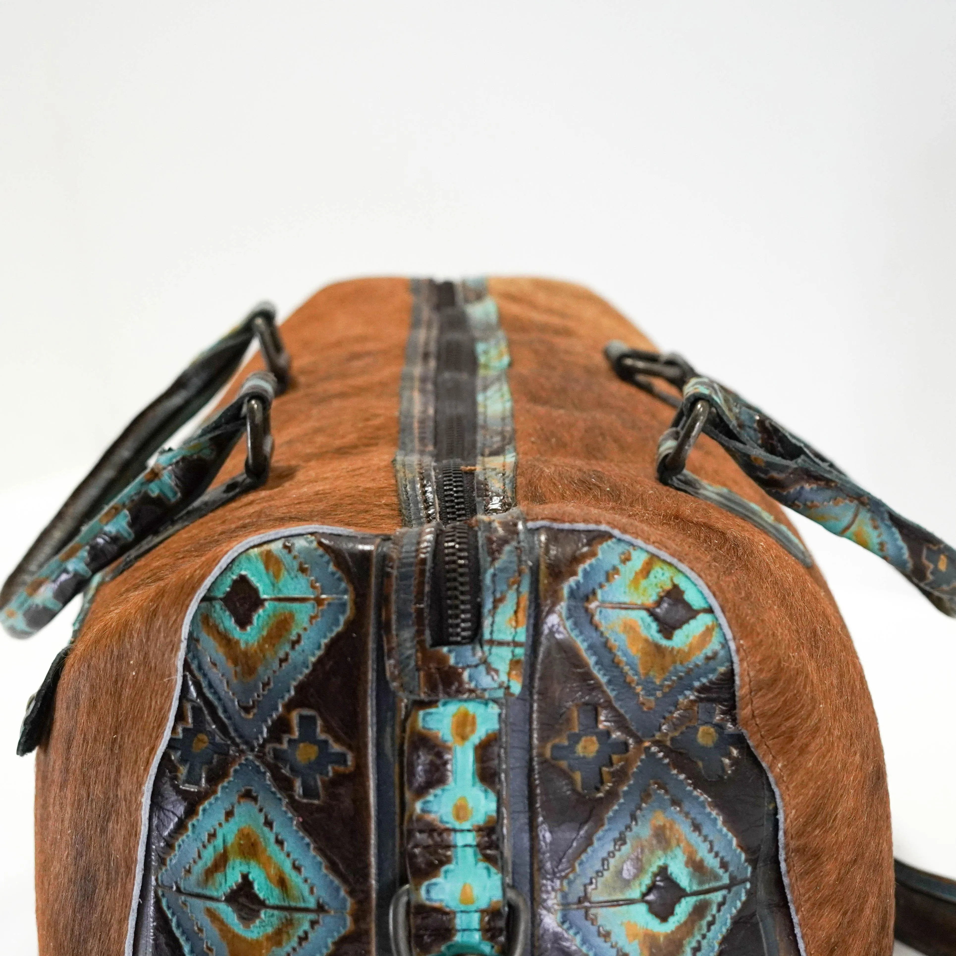 Duffel - Red Brindle w/ Midnight Navajo