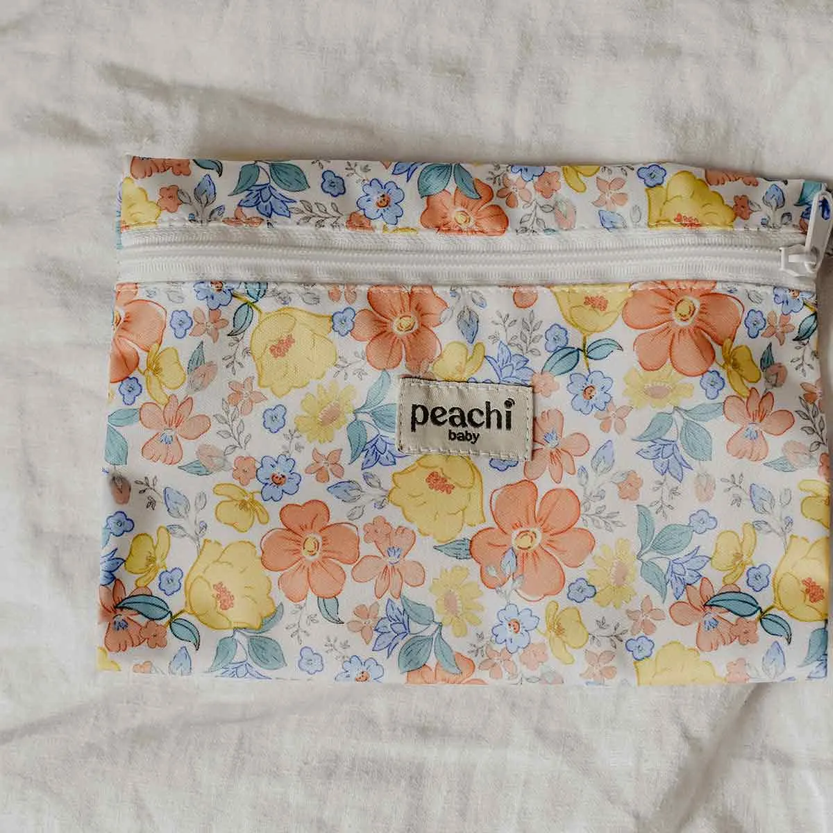 Elsie Ditsy Orange Mini Wet Bag