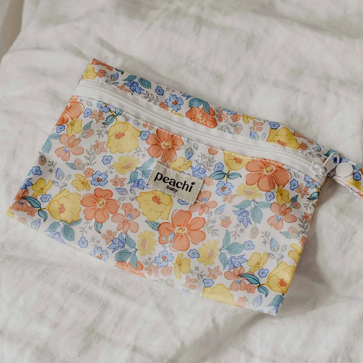 Elsie Ditsy Orange Mini Wet Bag
