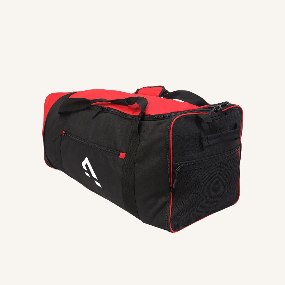 Expandable Duffel Bag - Red/Black