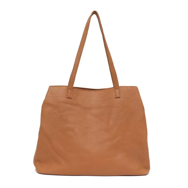 Fashion Women Genuine Leather Handbags Multi Sections Large Tote Bags Slouchy Cow Leather Hobo High Quality Big Shoulder Bags