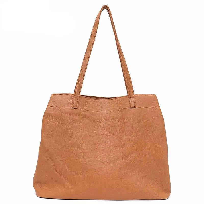 Fashion Women Genuine Leather Handbags Multi Sections Large Tote Bags Slouchy Cow Leather Hobo High Quality Big Shoulder Bags