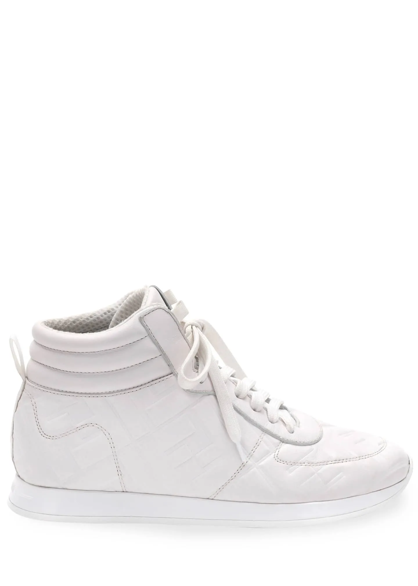 Fendi FFreedom High-Top Leather Sneakers