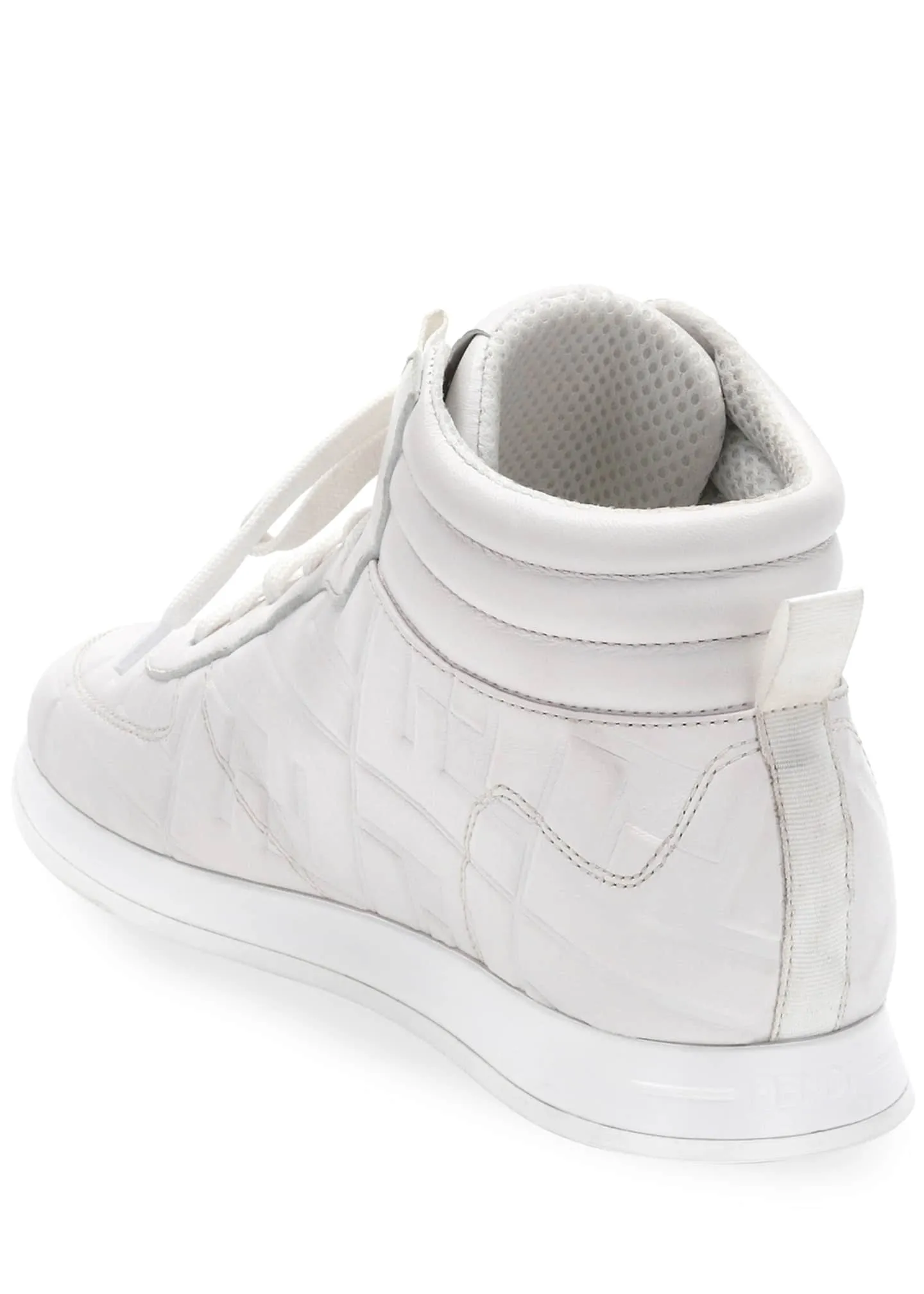 Fendi FFreedom High-Top Leather Sneakers